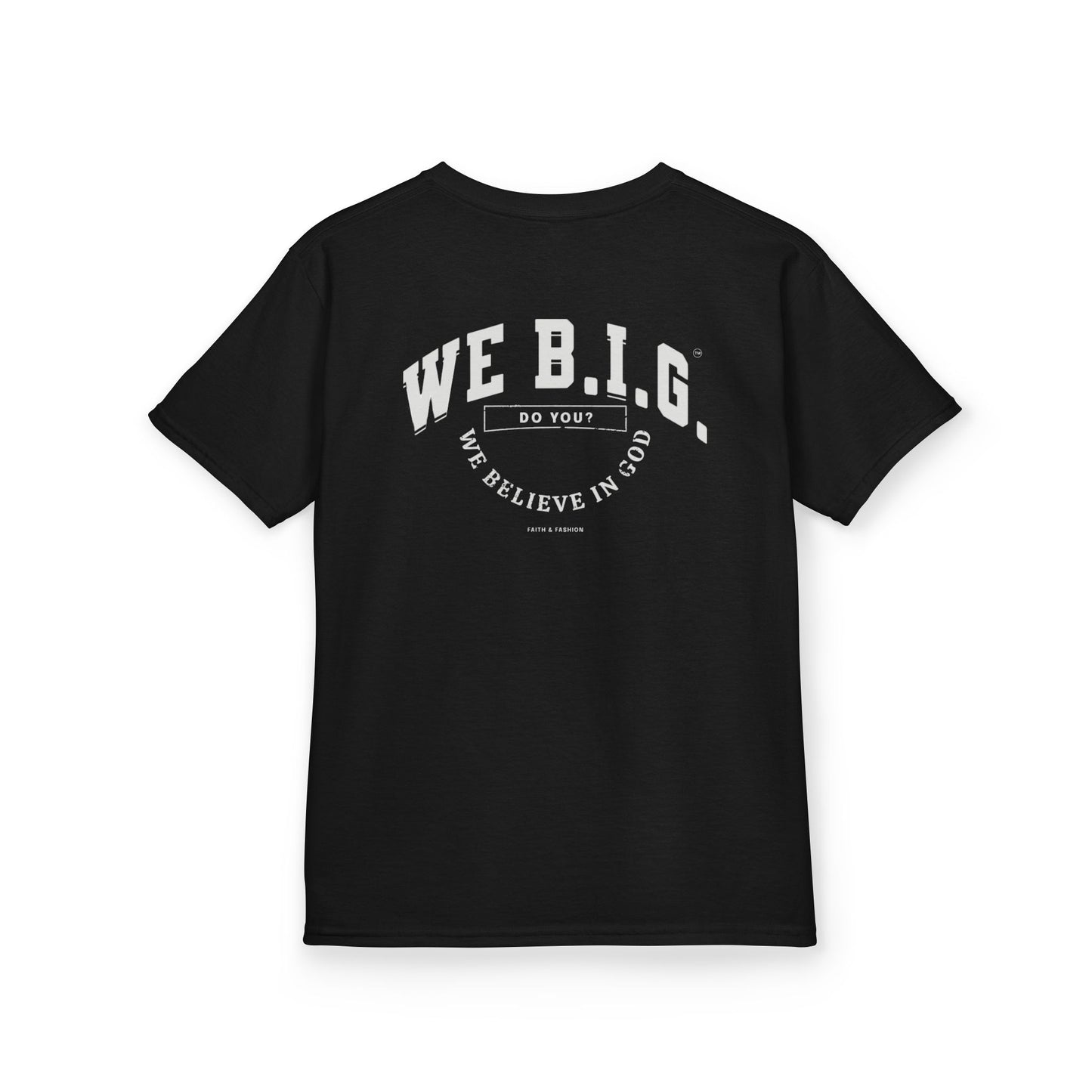 'We Believe in GOD' - Fun Cotton Shirt for Celebrations, Faith-Based Events, Everyday Wear