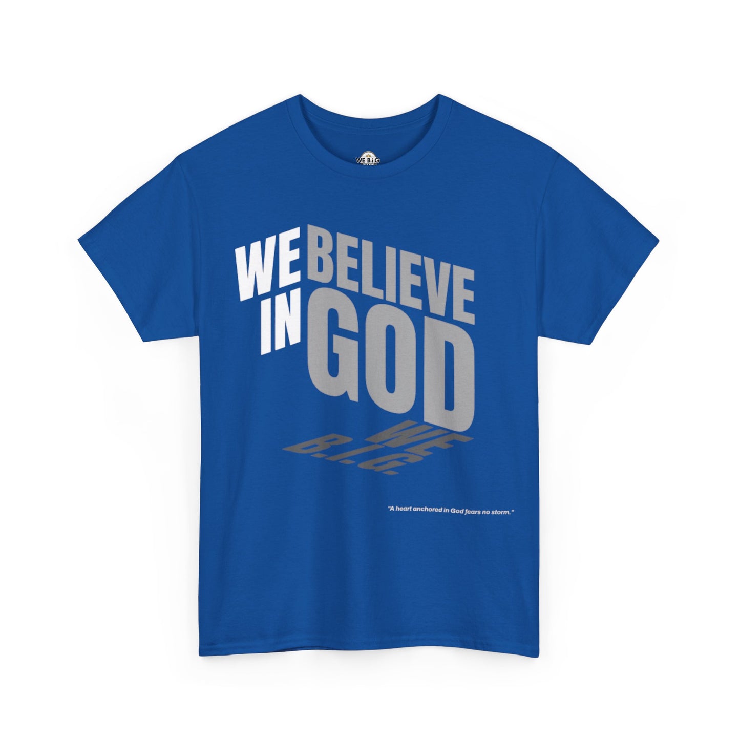 We B.i.G. Cubed - Inspirational Faith Shirt, Positive Message T-Shirt, Christian Apparel, Casual Everyday Wear, Gift for Believers