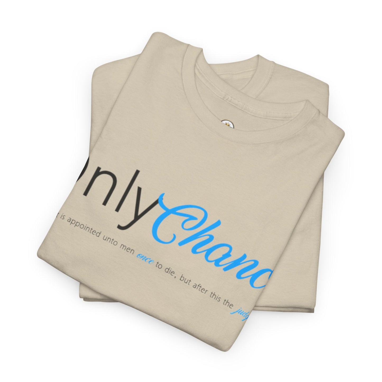 Only Chance (Hebrew 9:27) Shirt