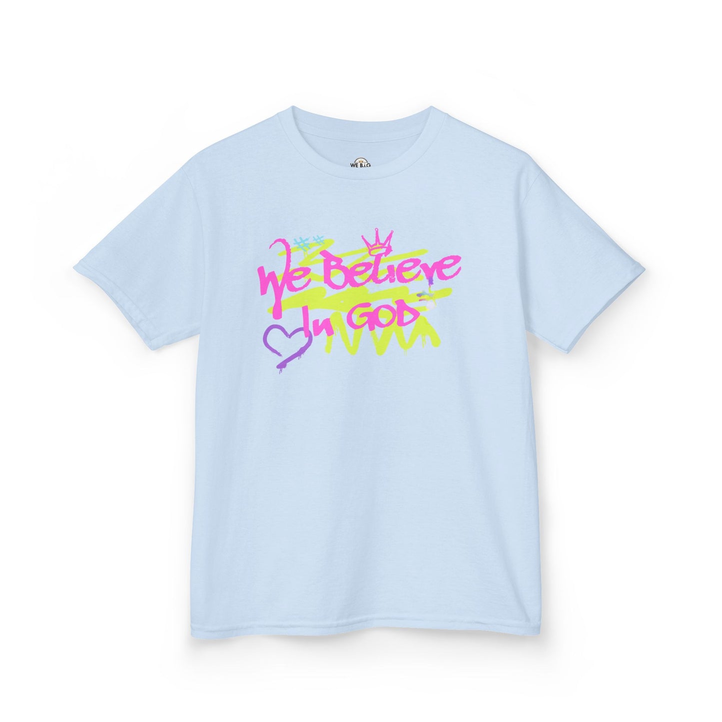 We Believe In God Inspirational Youth Shirt, Christian Kids Clothing