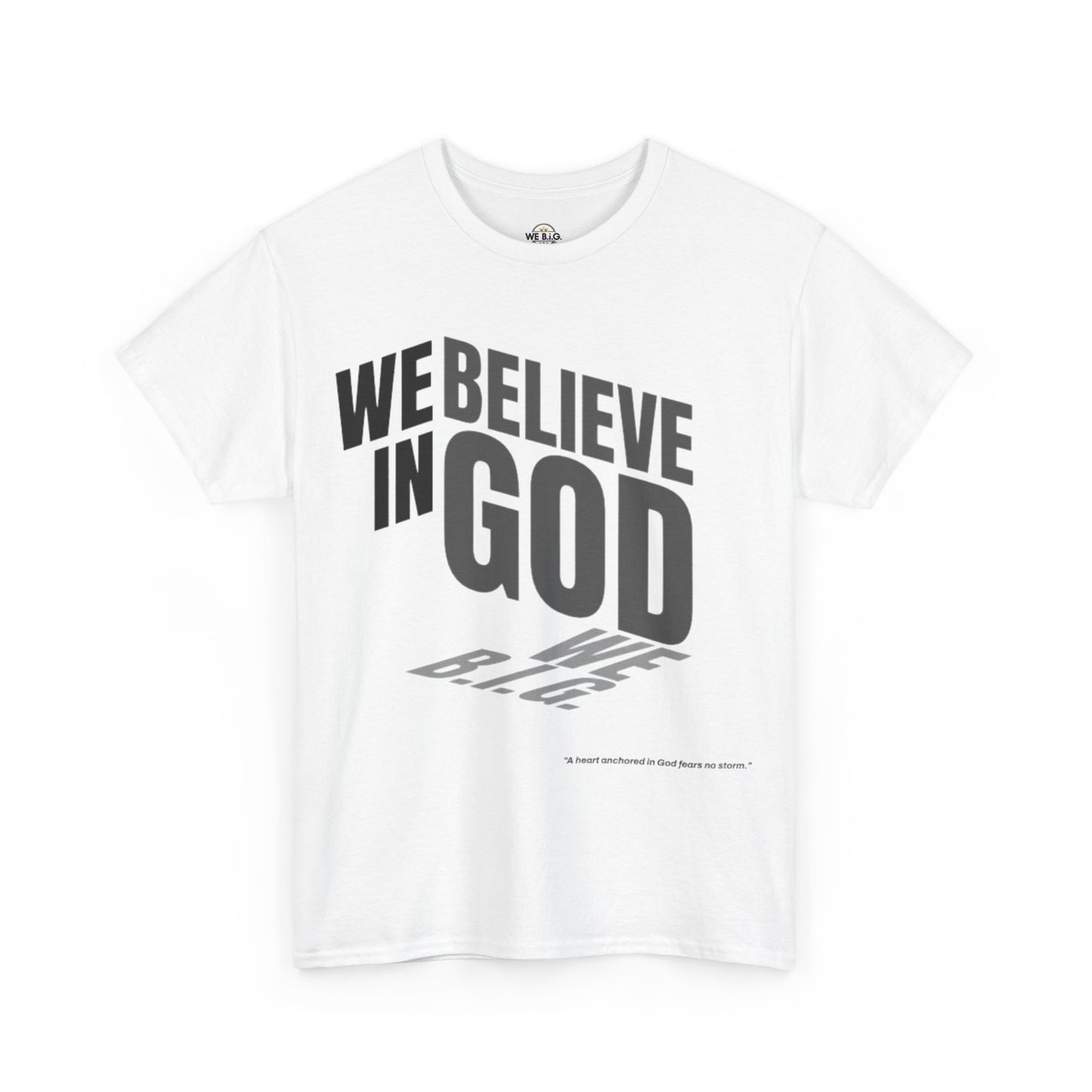 We B.i.G. Cubed - Inspirational Faith Shirt, Positive Message T-Shirt, Christian Apparel, Casual Everyday Wear, Gift for Believers