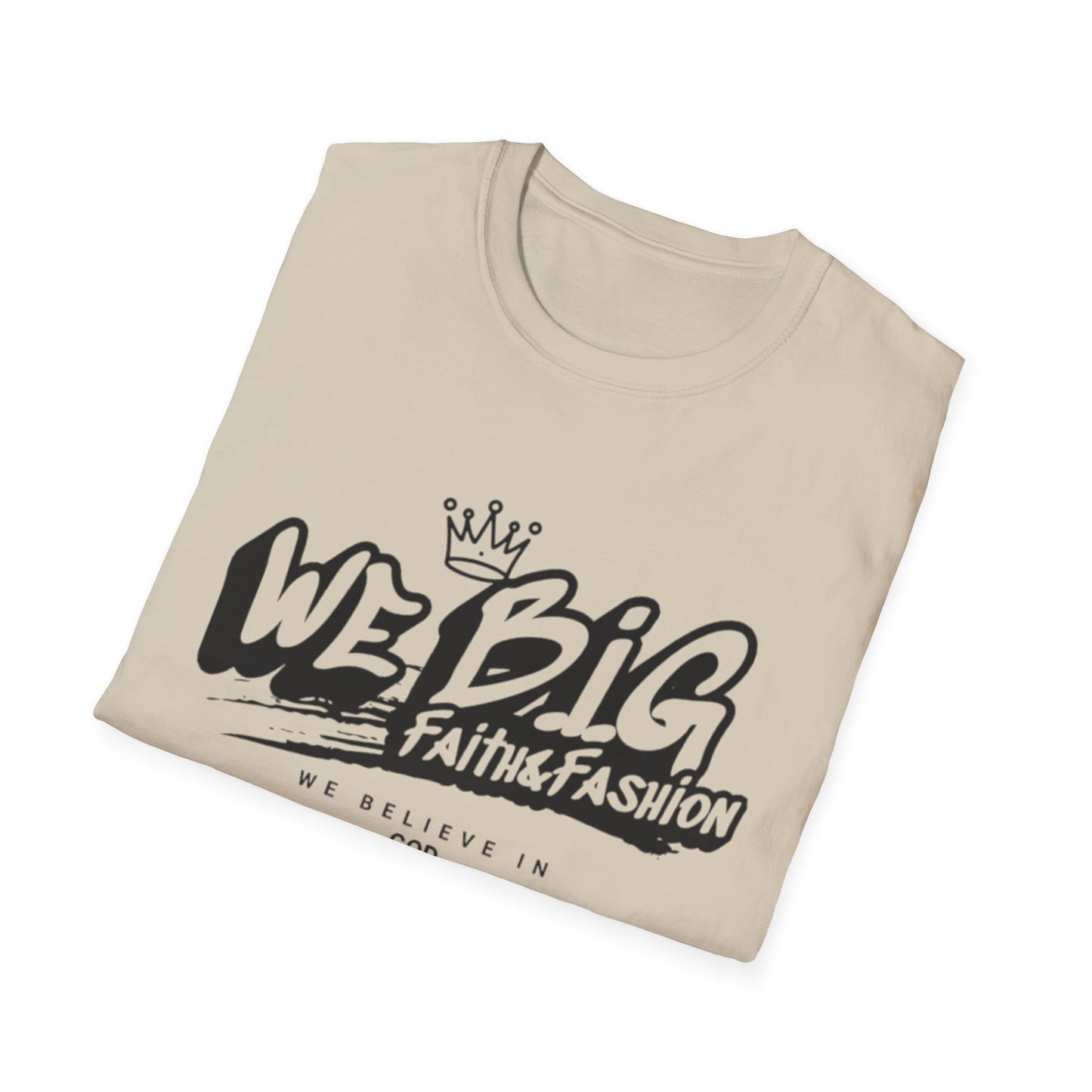 Faith-Inspired Unisex Softstyle T-Shirt | We Big Graphic Tee, Casual Faithwear, Christian Apparel, Gift for Believers, Everyday Comfort