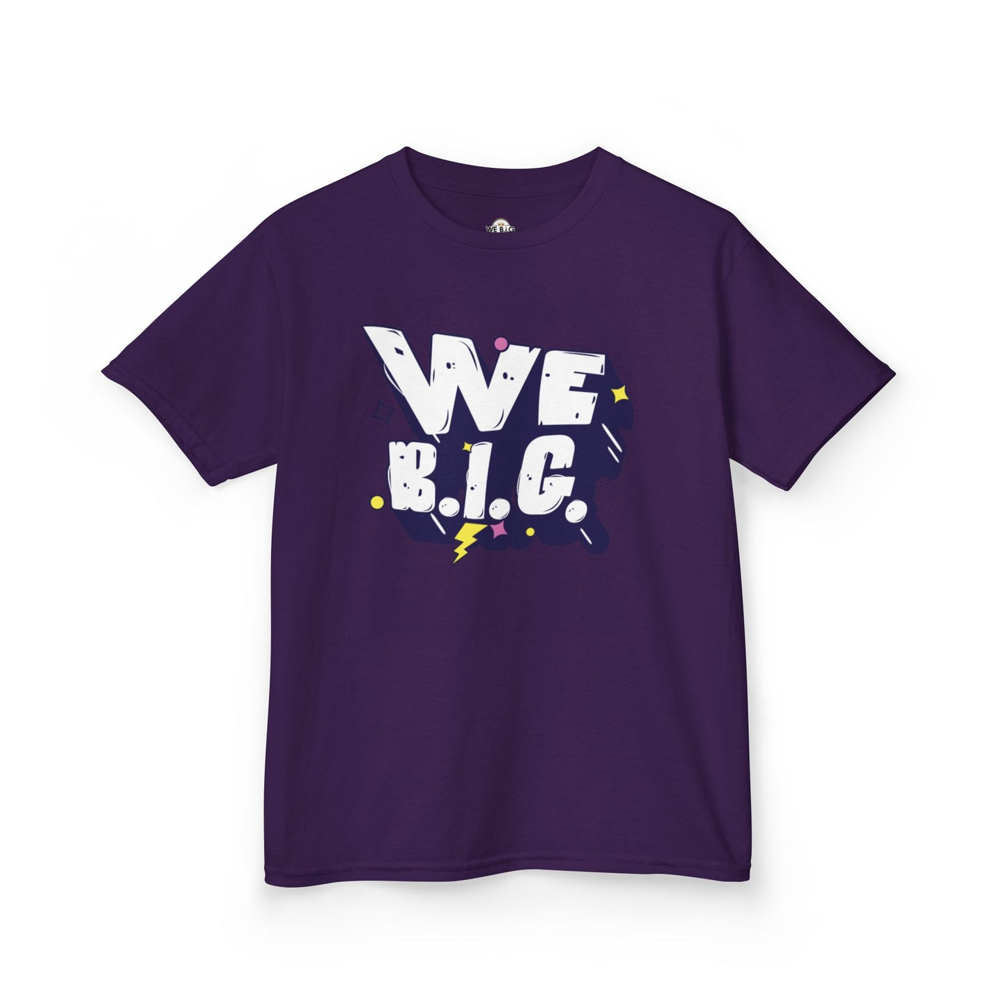 WE B.I.G. - Motivational Kids T-Shirt, Encouraging Cotton Tee for Gifts, Kids Apparel, Positive Vibes
