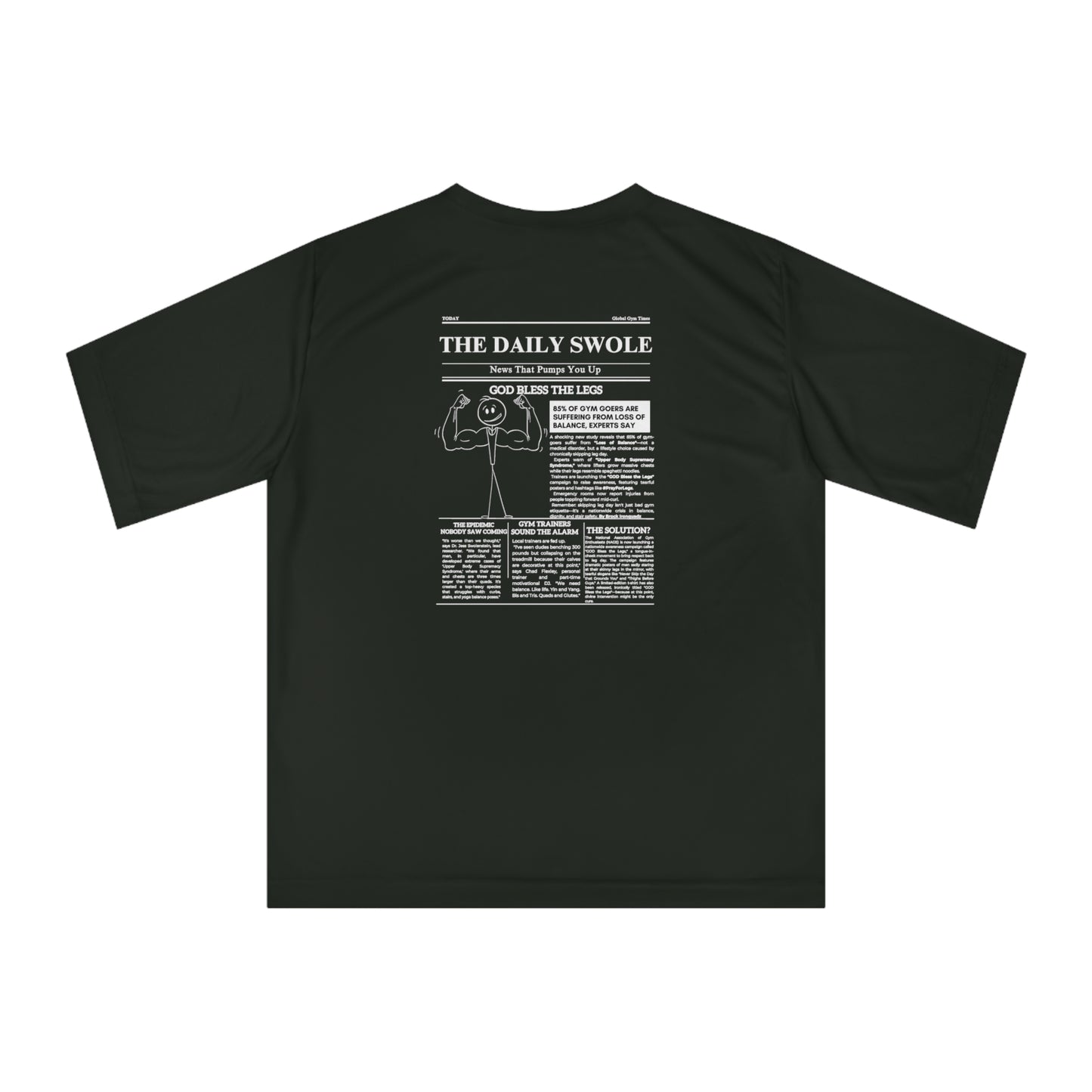 The Daily Swole (GOD Bless the Legs - Gym Workout Tee