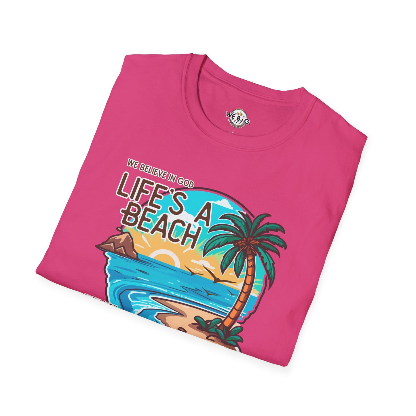 "Life's a Beach, Then You Dive—Beach Life Unisex T-Shirt - Summer Vibes Tee, Vacation Shirt, Gift for Beach Lovers, Coastal Apparel, Island Life Clothing