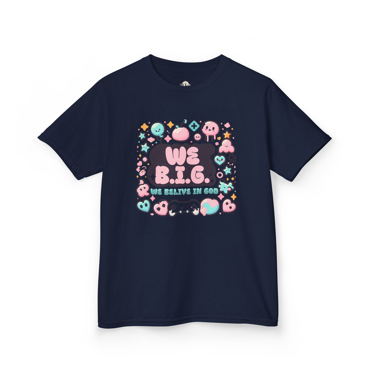 We B.i.G. Kids Graphic Tee - We B.I.G. Design, Fun Summer Outfits, Birthday Gift, Playful Apparel, Gaming Enthusiasts