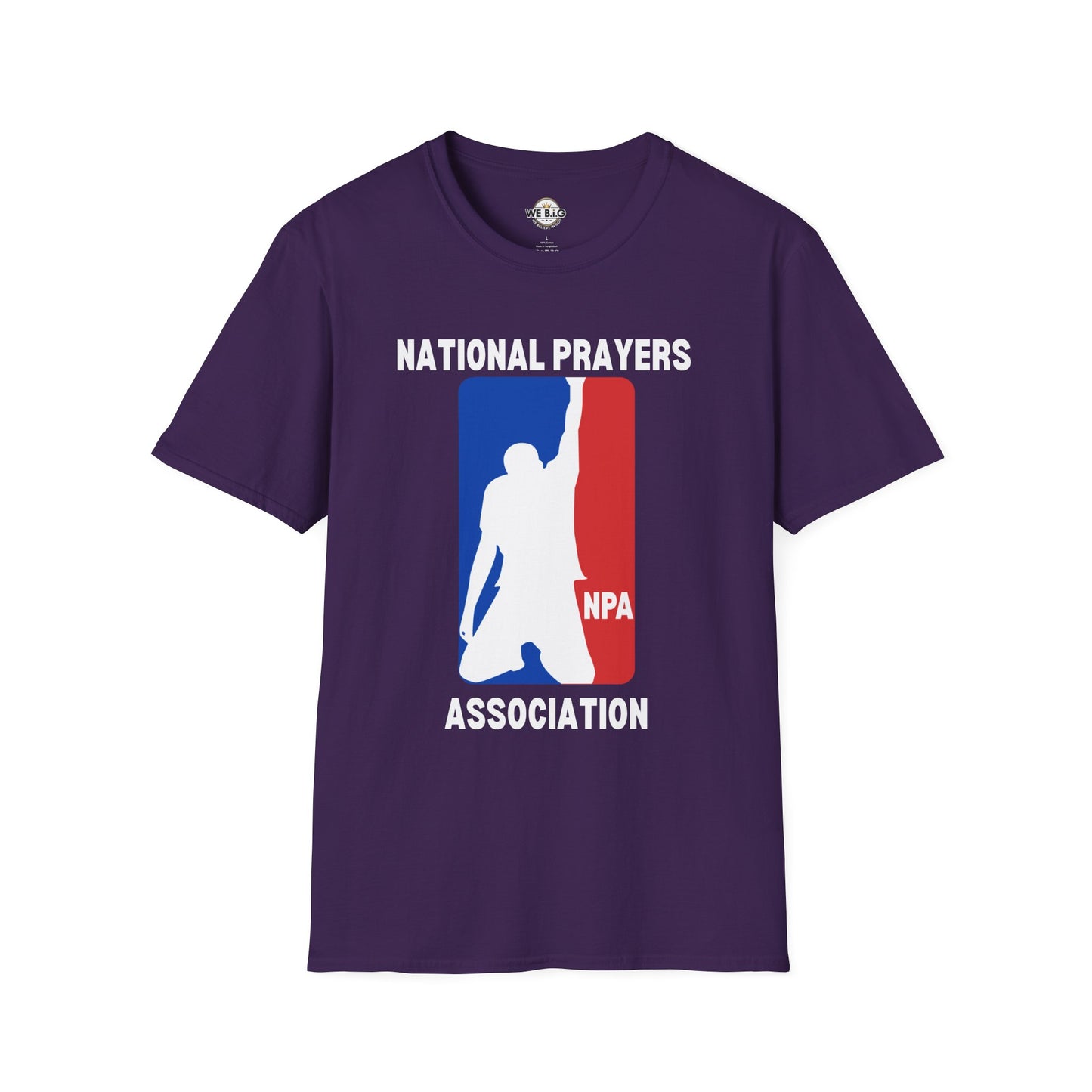 National Prayers Association Graphic T-Shirt—Unisex Softstyle Tee - , Faith-Based Apparel, Religious Gift, Casual Wear, Spiritual Style
