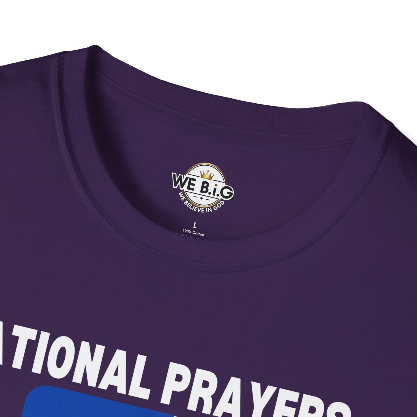National Prayers Association Graphic T-Shirt—Unisex Softstyle Tee - , Faith-Based Apparel, Religious Gift, Casual Wear, Spiritual Style
