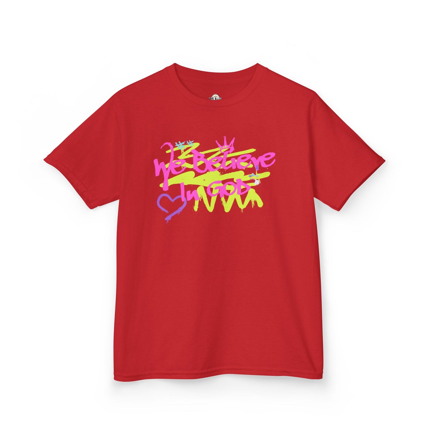 We Believe In God Inspirational Youth Shirt, Christian Kids Clothing