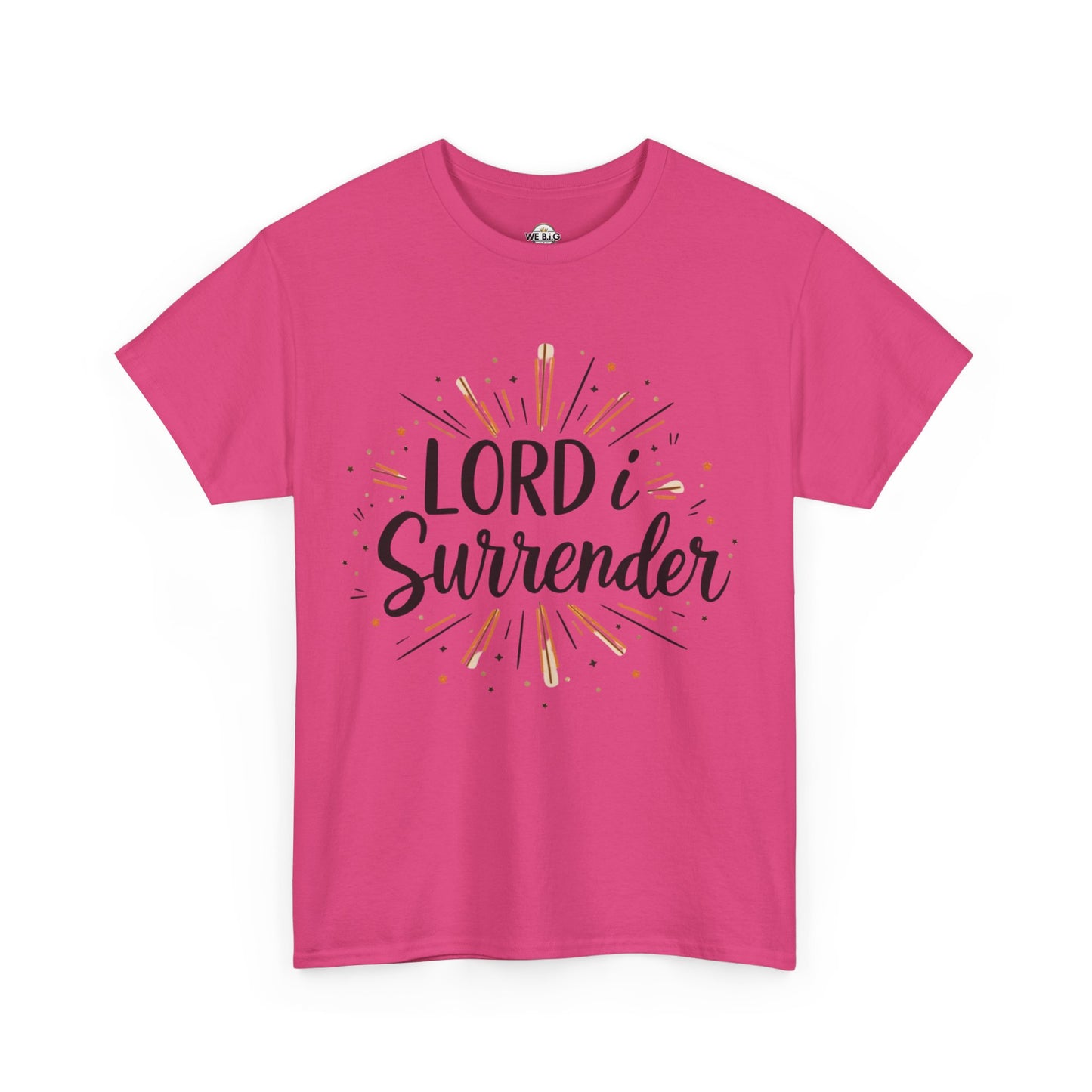 Lord, I Surrender 3—Spiritual Unisex Tee - "Lord, I Surrender" - Faith Shirt, Religious Apparel, Christian Gift, Inspirational Top, Everyday Wear