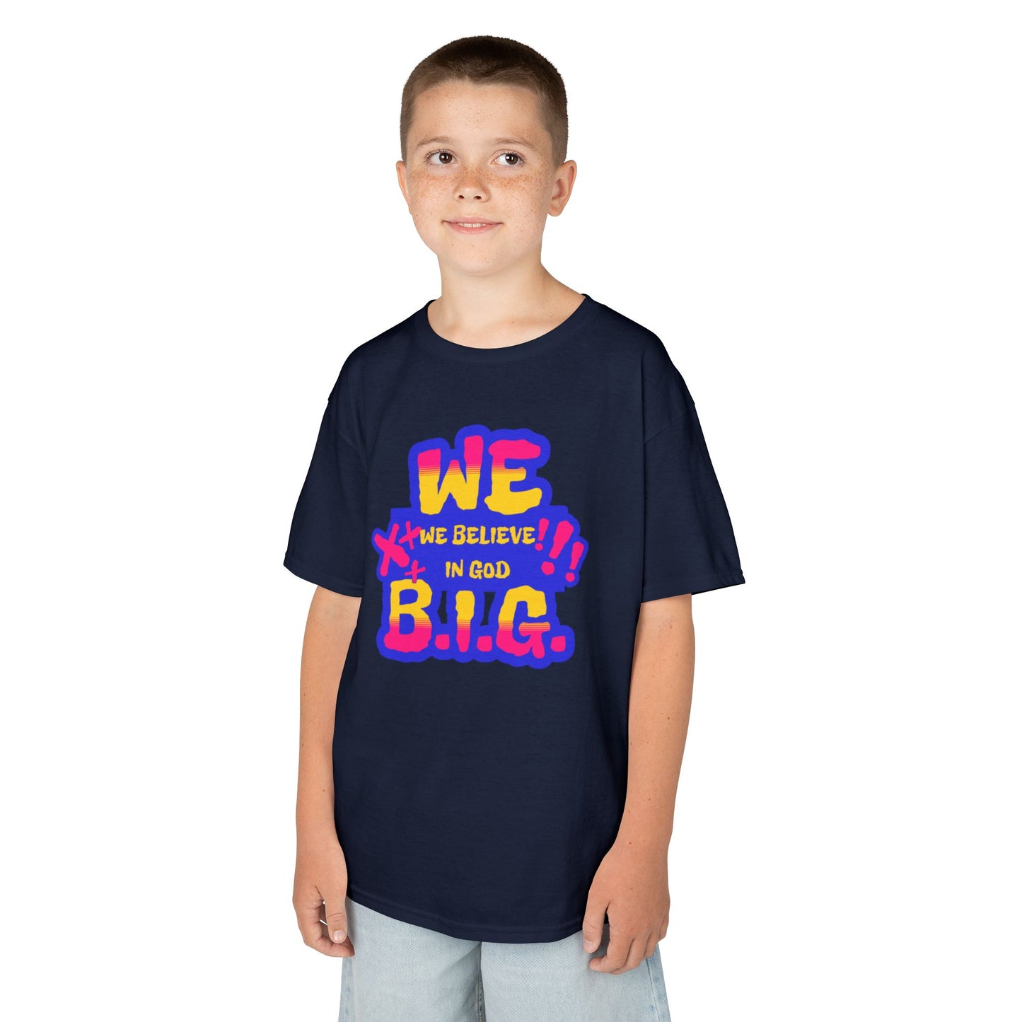 We B.i.G. — Colorful Kids Spiritual Tee - Motivational, Children’s Gift, Sunday School, Praise, Inspirational, Kid's Wear