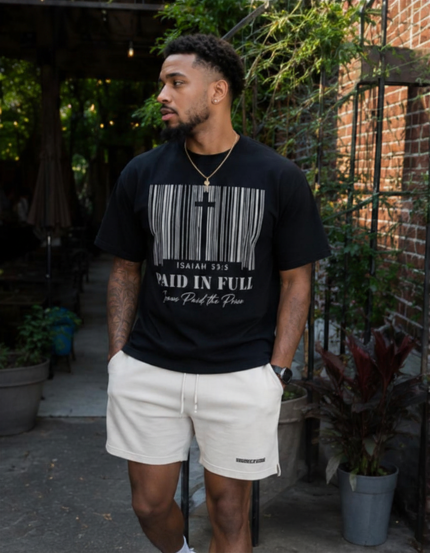 Paid In Full T-Shirt — Isaiah 53:5 Christian Faith Tee