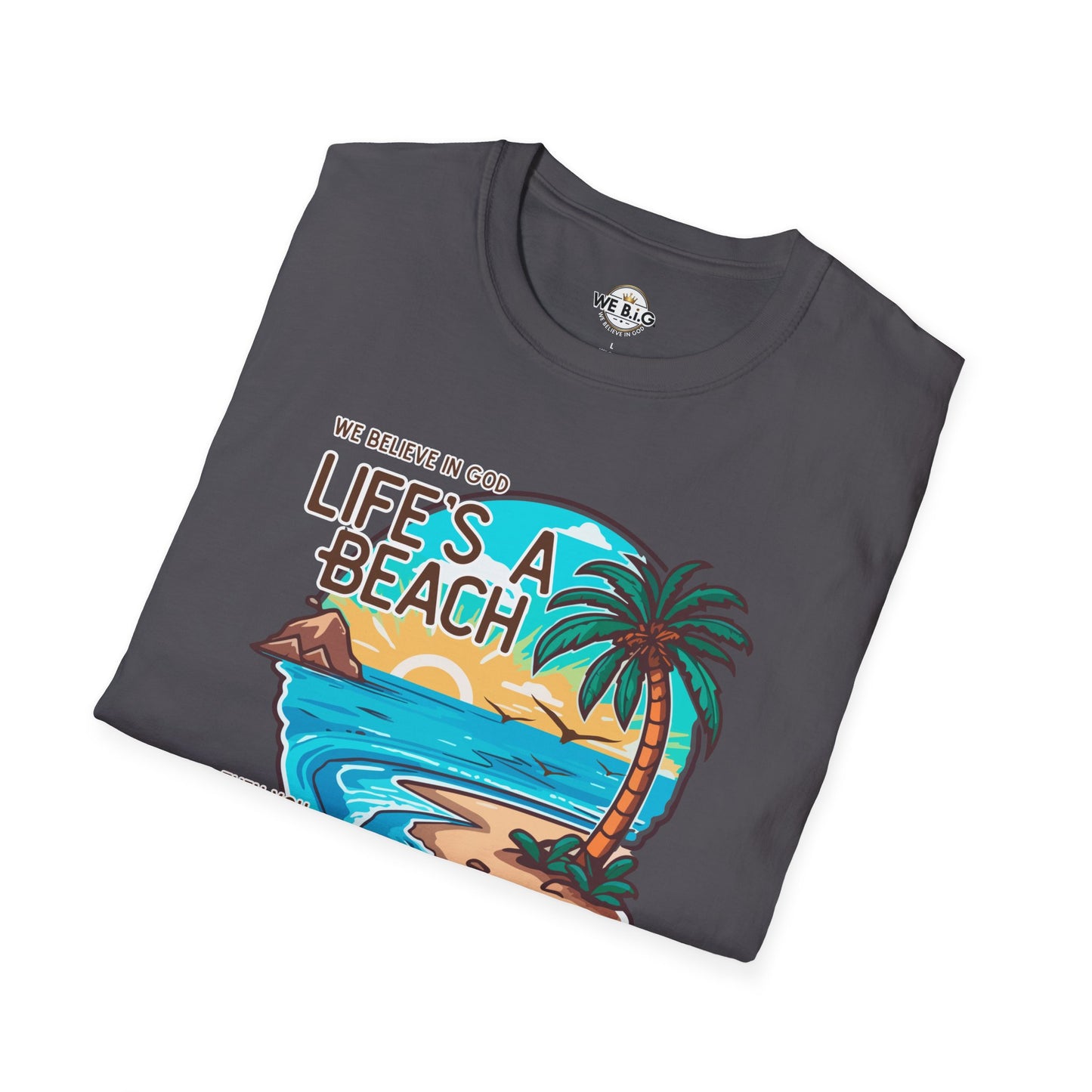 "Life's a Beach, Then You Dive—Beach Life Unisex T-Shirt - Summer Vibes Tee, Vacation Shirt, Gift for Beach Lovers, Coastal Apparel, Island Life Clothing