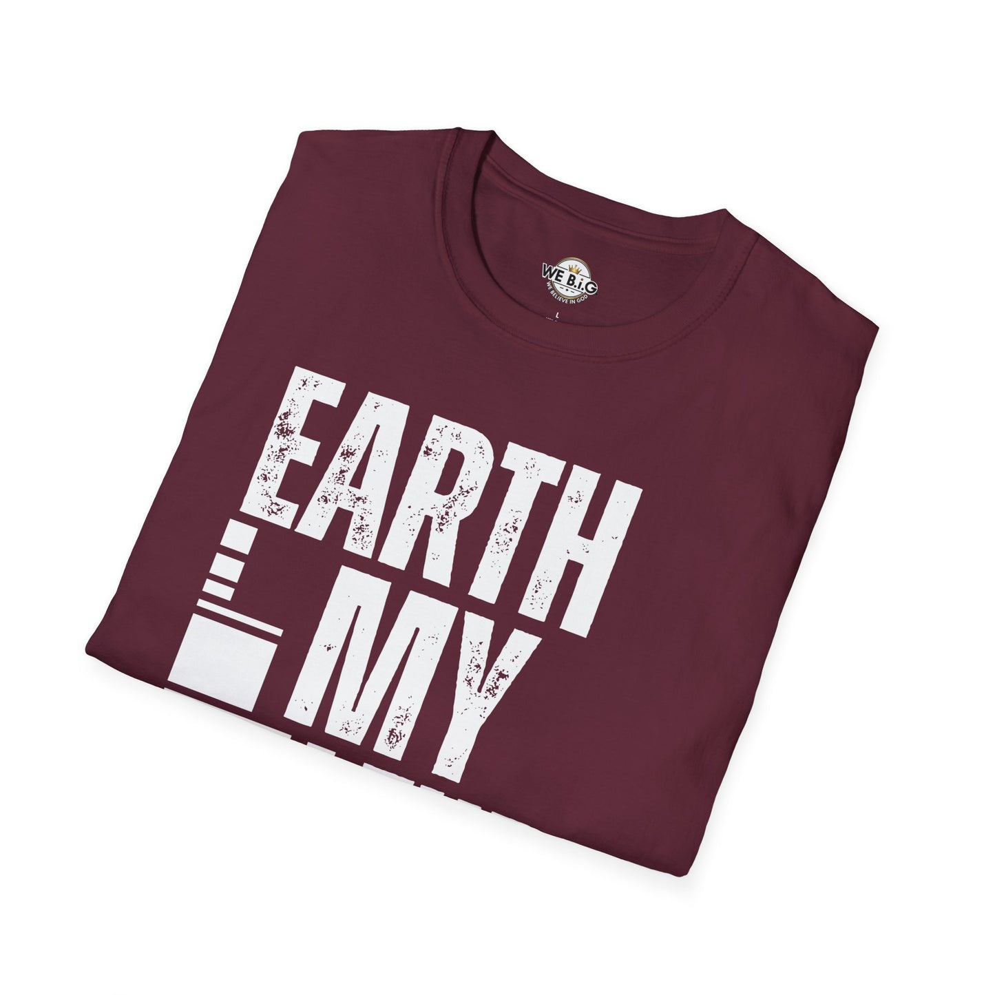 Earth My Turf Unisex T-Shirt | Eco-Friendly Apparel | Perfect for Nature Lovers, Earth Day, Casual Wear, Gift Idea, Sustainable Fashion