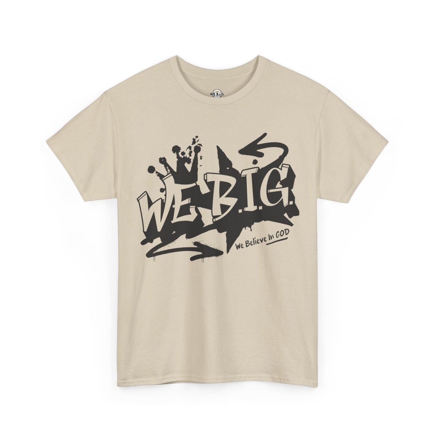 Urban Graffiti Unisex Heavy Cotton Tee, Streetwear Shirt, Graphic Tee, Hip Hop Fashion, Casual Wear, Gift for Him or Her