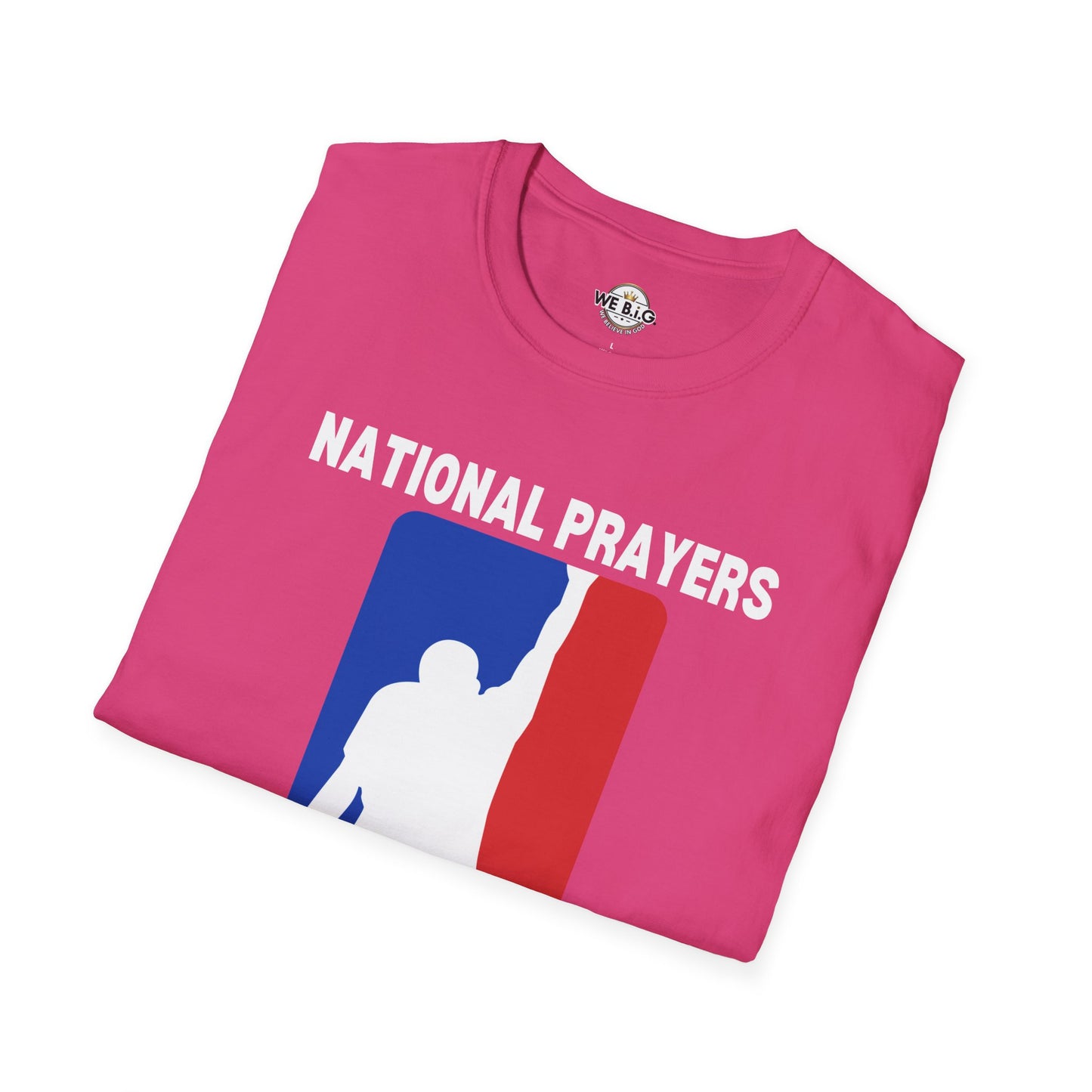 National Prayers Association Graphic T-Shirt—Unisex Softstyle Tee - , Faith-Based Apparel, Religious Gift, Casual Wear, Spiritual Style