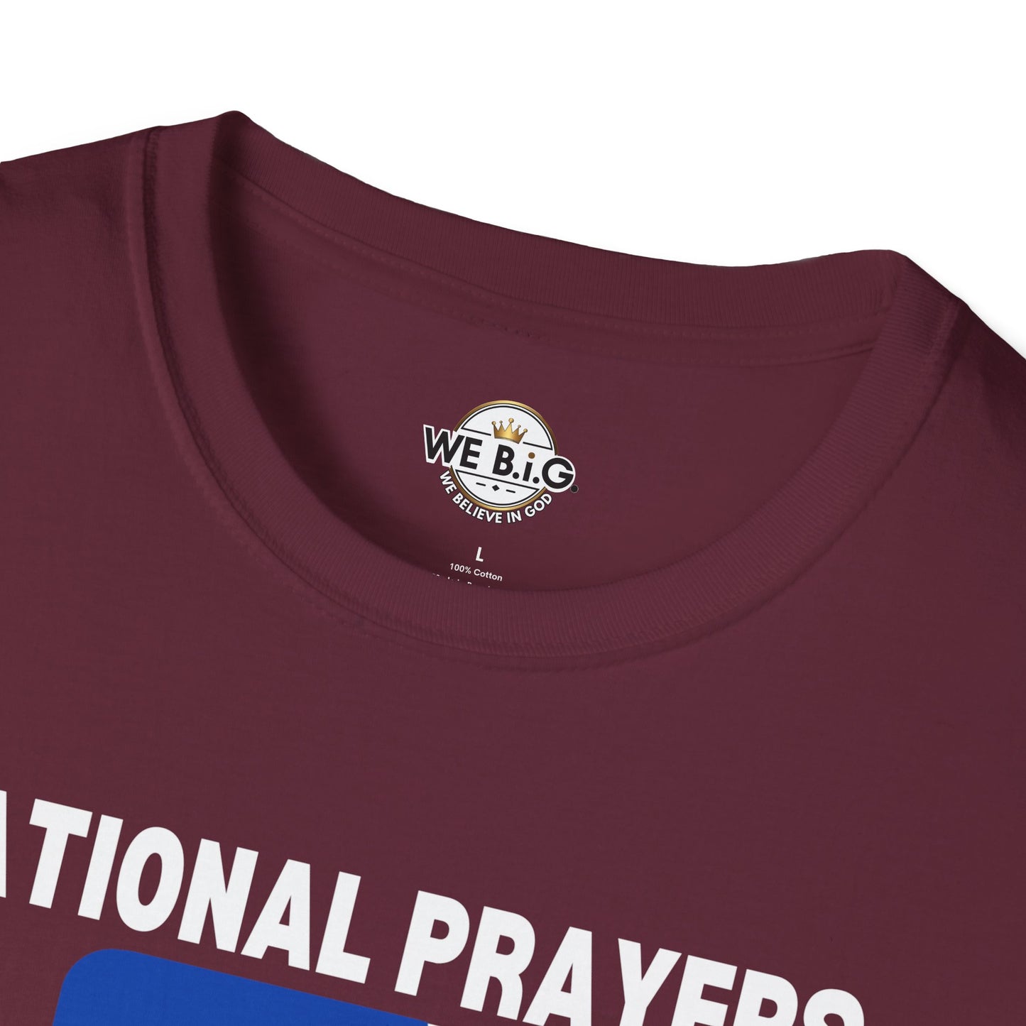 National Prayers Association Graphic T-Shirt—Unisex Softstyle Tee - , Faith-Based Apparel, Religious Gift, Casual Wear, Spiritual Style