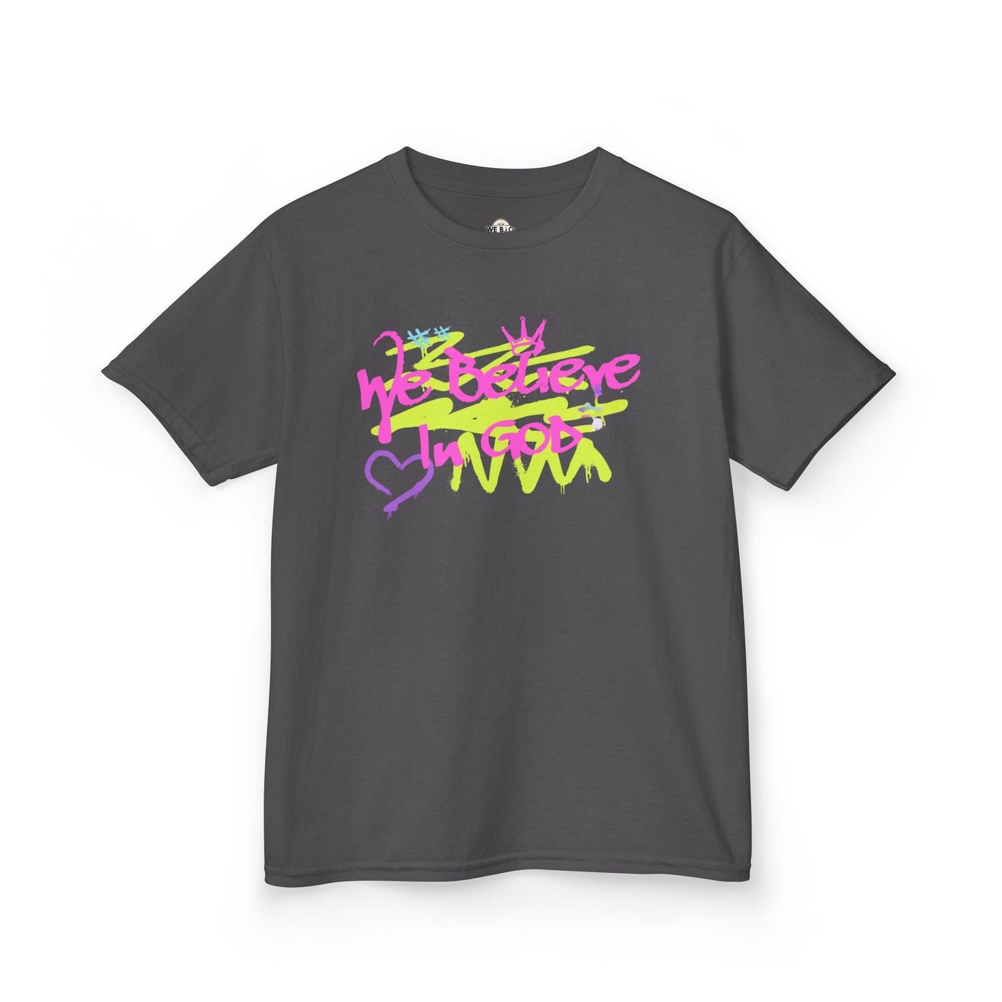 We Believe In God Inspirational Youth Shirt, Christian Kids Clothing