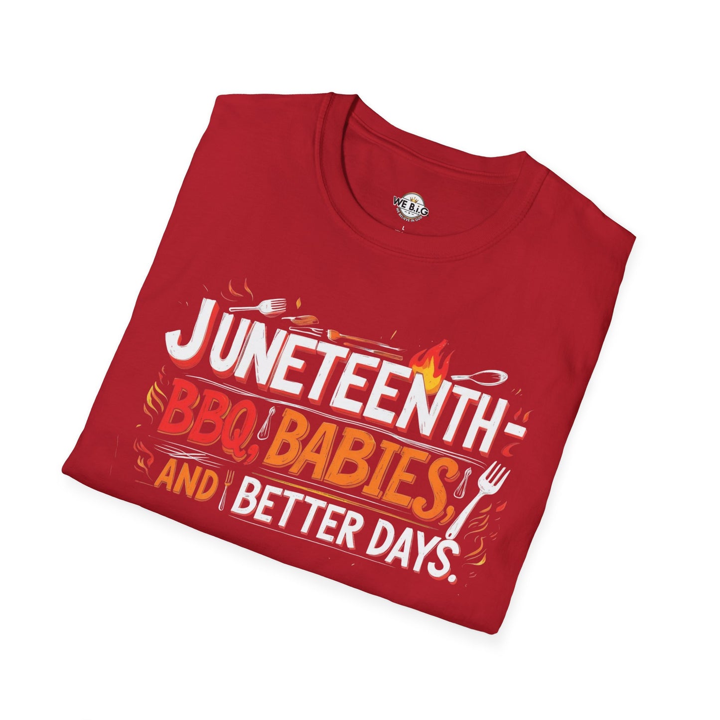 Juneteenth Celebration T-Shirt, Unisex BBQ Tee, Black Casual Wear, Affirmation Shirt, Comfortable Everyday Style