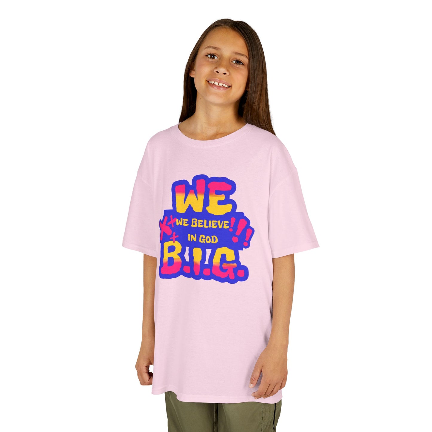 We B.i.G. — Colorful Kids Spiritual Tee - Motivational, Children’s Gift, Sunday School, Praise, Inspirational, Kid's Wear