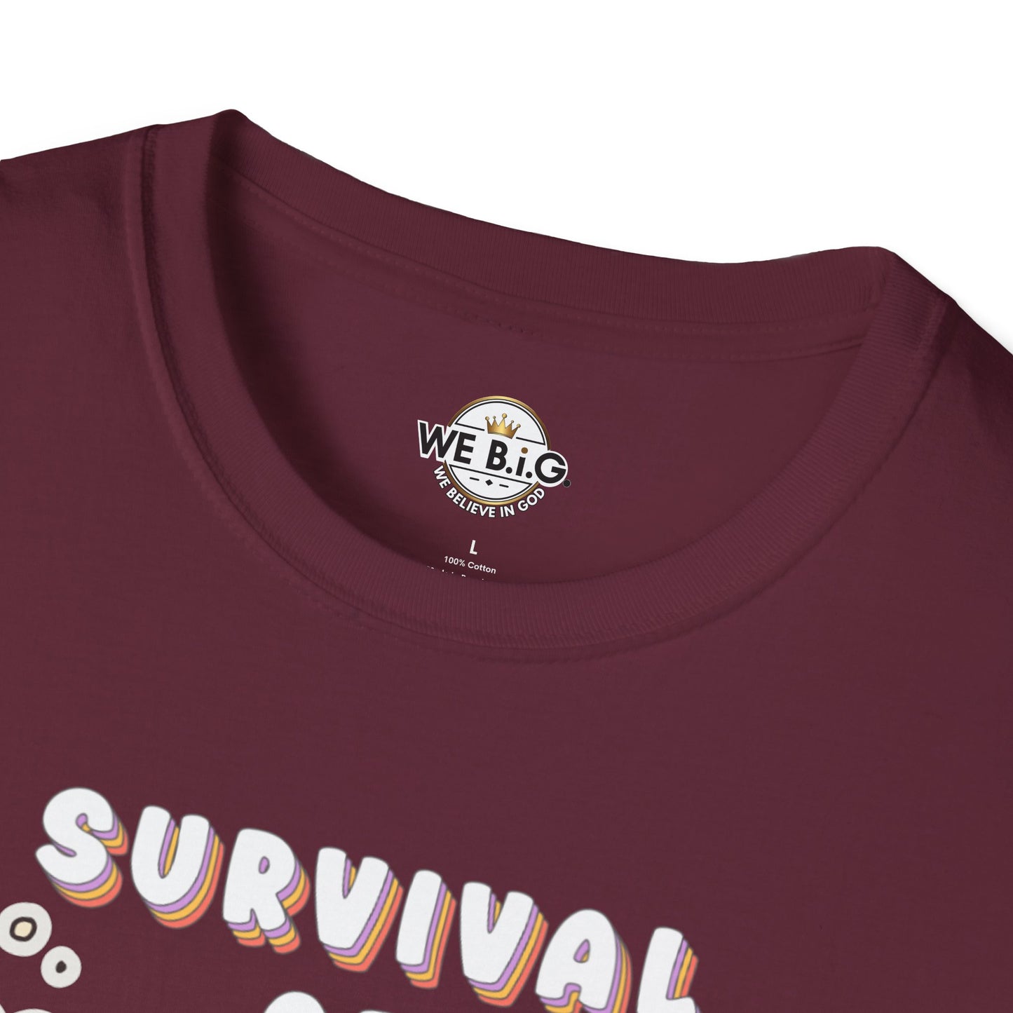 Survival of the Cutest Tee—Cute Cat Character Unisex T-Shirt, Gift for Cat Lovers, Fun Casual Wear, Kawaii Style Apparel