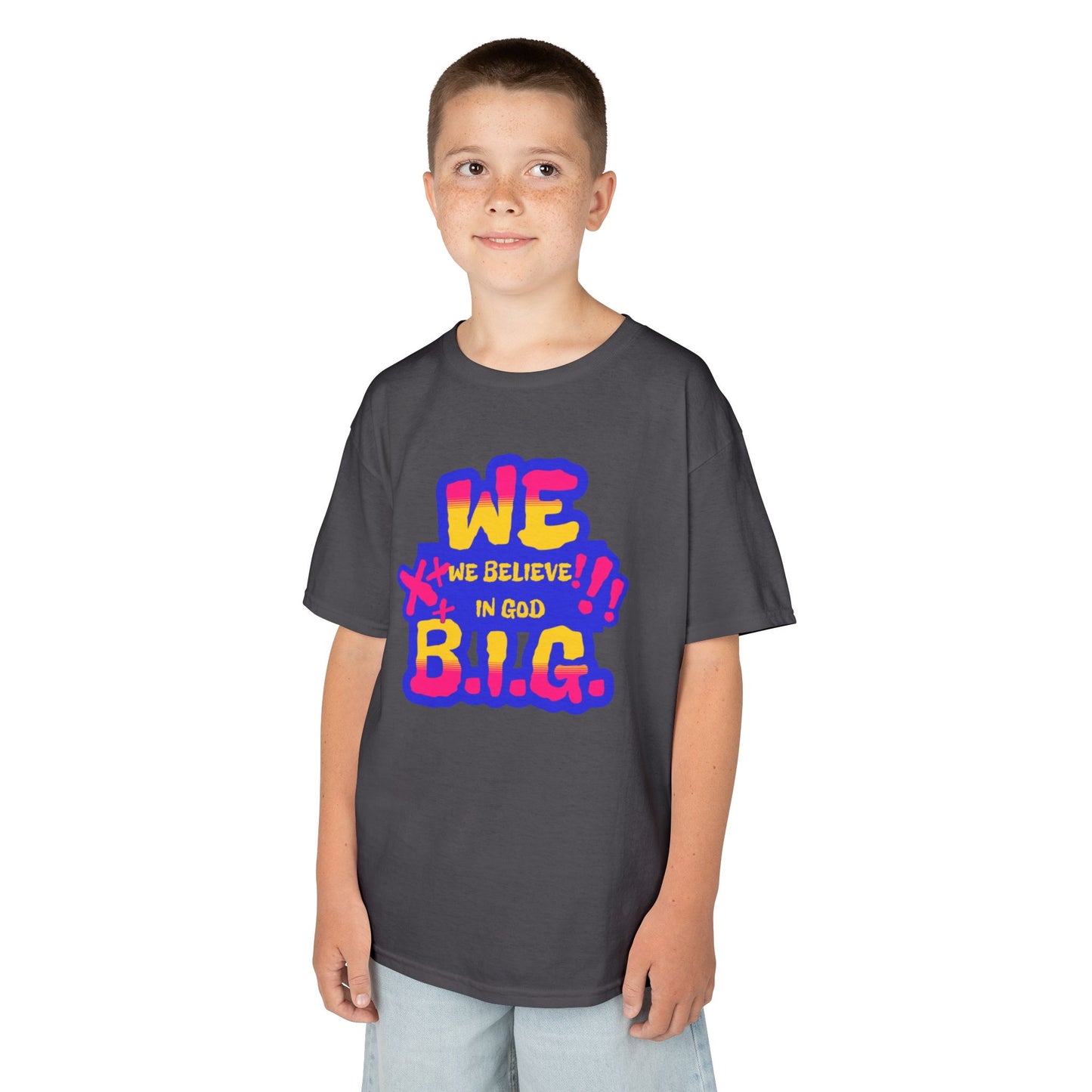 We B.i.G. — Colorful Kids Spiritual Tee - Motivational, Children’s Gift, Sunday School, Praise, Inspirational, Kid's Wear