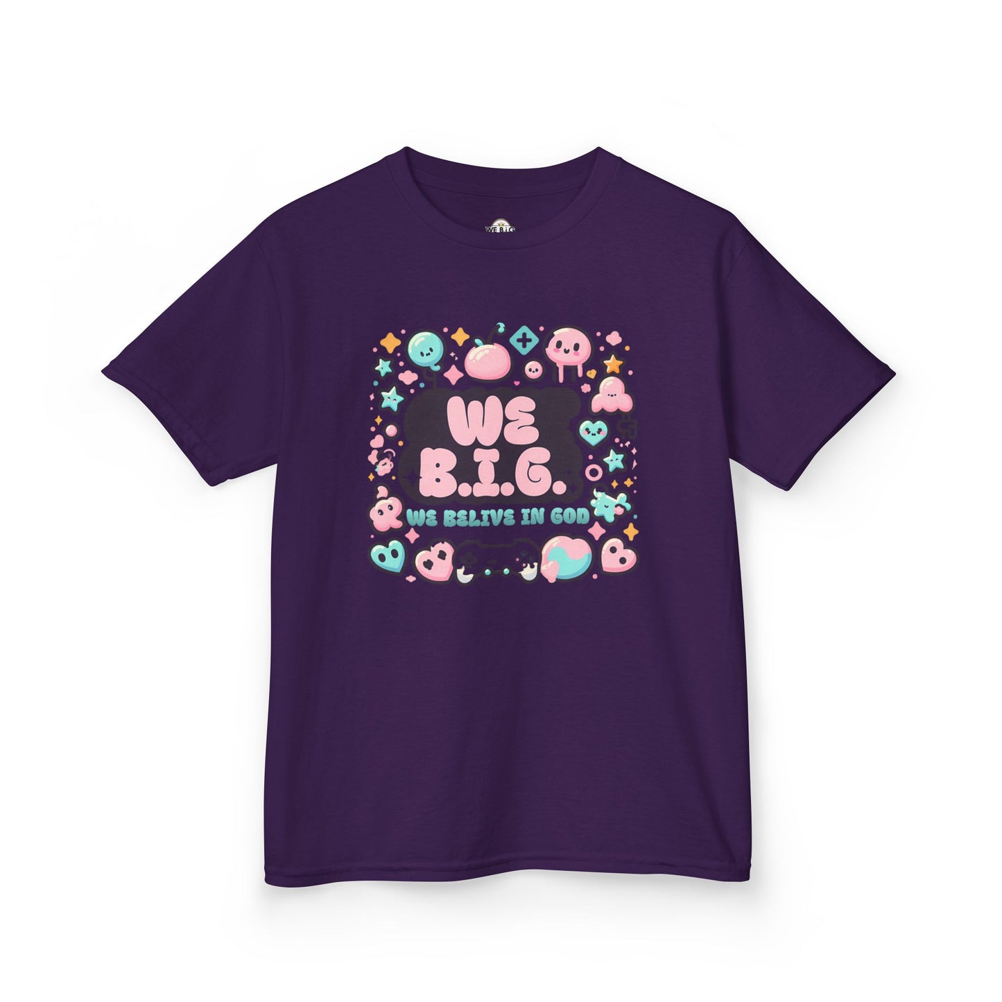 We B.i.G. Kids Graphic Tee - We B.I.G. Design, Fun Summer Outfits, Birthday Gift, Playful Apparel, Gaming Enthusiasts