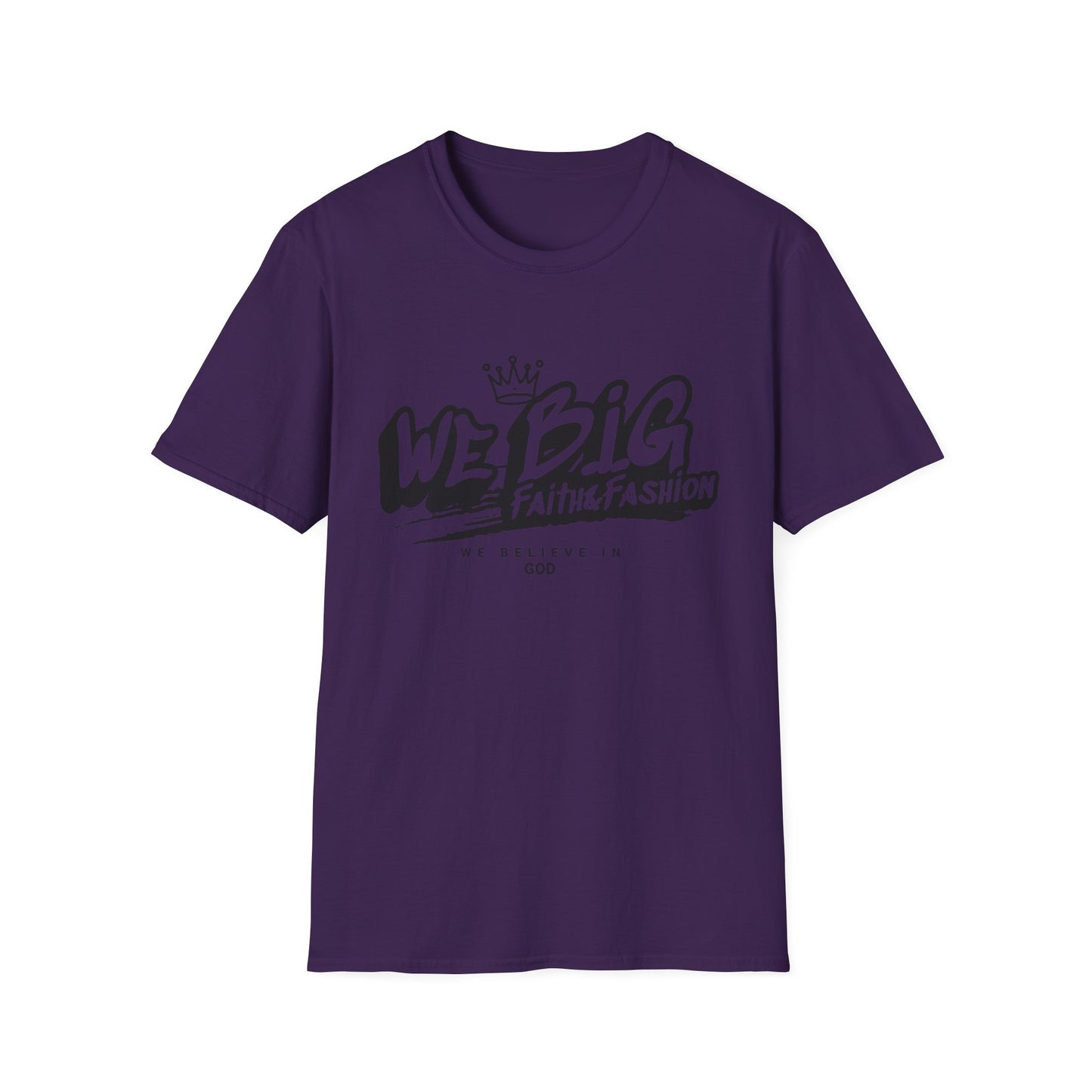 Faith-Inspired Unisex Softstyle T-Shirt | We Big Graphic Tee, Casual Faithwear, Christian Apparel, Gift for Believers, Everyday Comfort