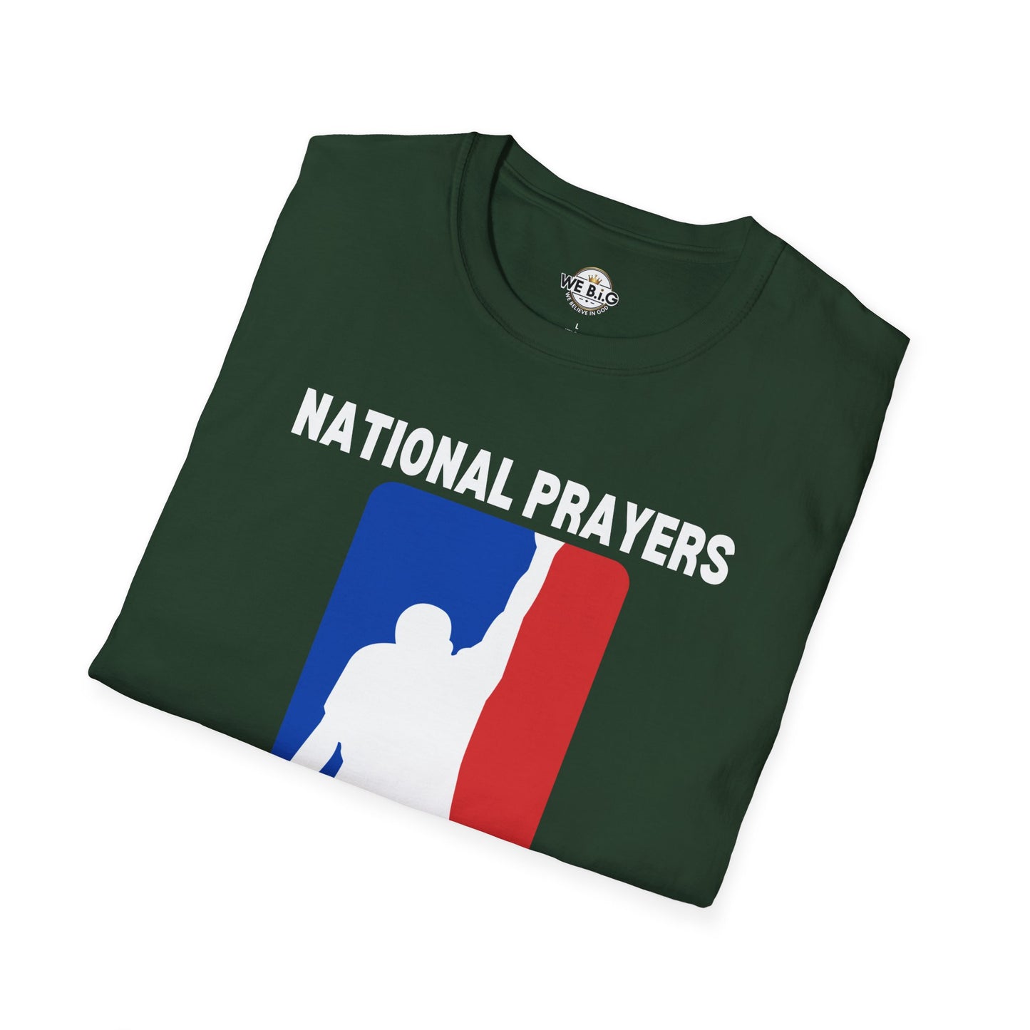 National Prayers Association Graphic T-Shirt—Unisex Softstyle Tee - , Faith-Based Apparel, Religious Gift, Casual Wear, Spiritual Style