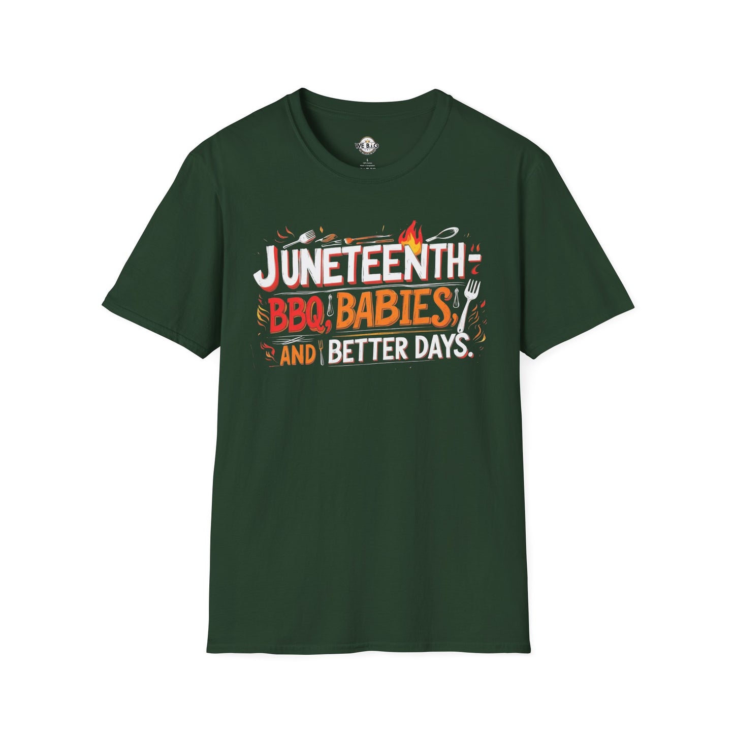 Juneteenth Celebration T-Shirt, Unisex BBQ Tee, Black Casual Wear, Affirmation Shirt, Comfortable Everyday Style