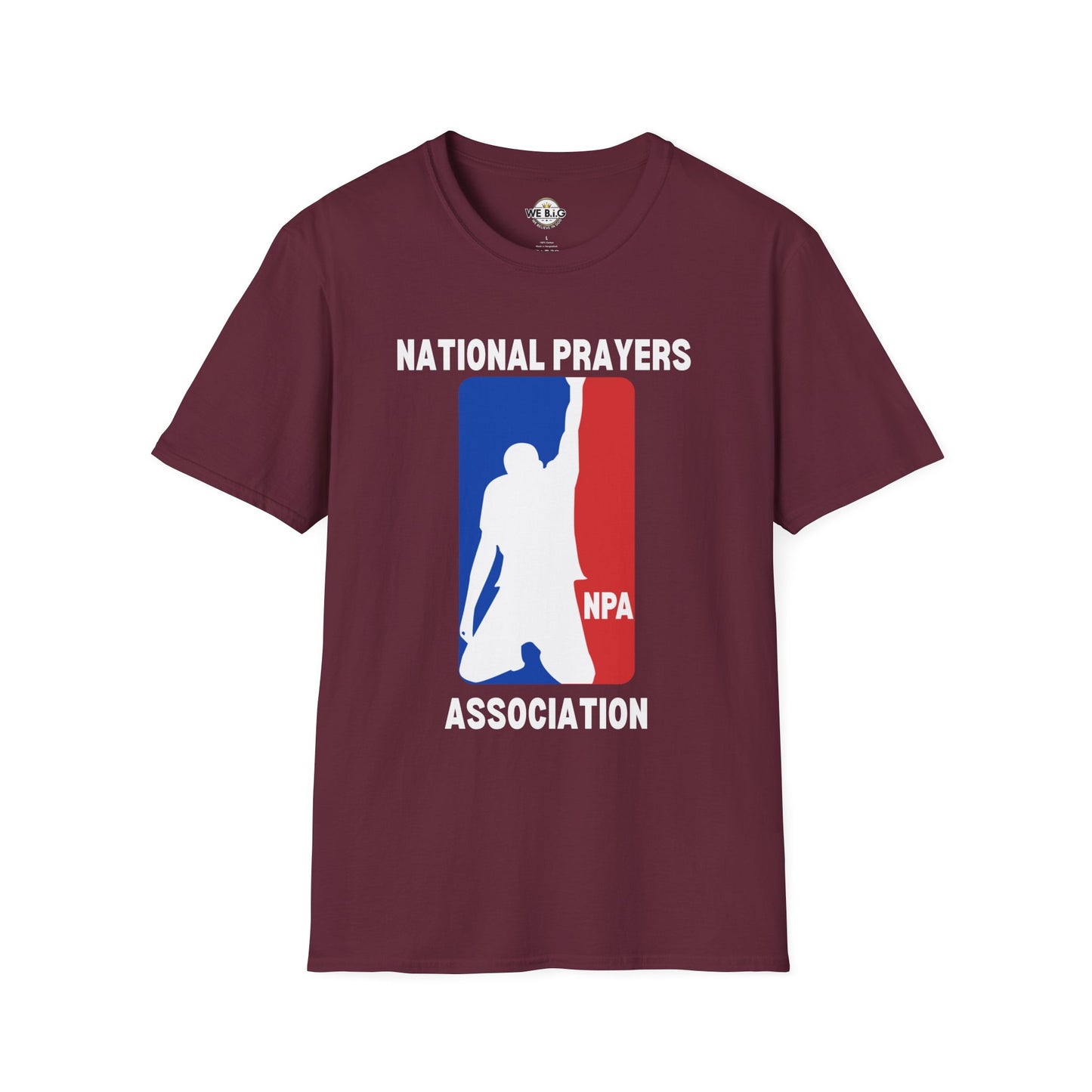 National Prayers Association Graphic T-Shirt—Unisex Softstyle Tee - , Faith-Based Apparel, Religious Gift, Casual Wear, Spiritual Style