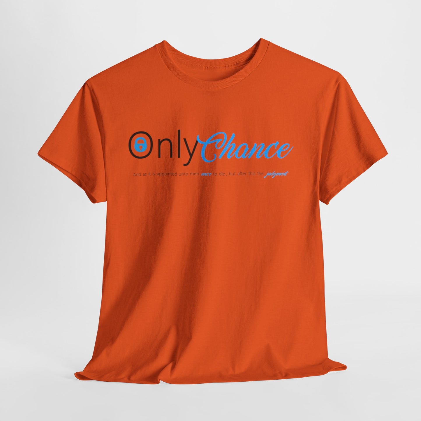 Only Chance (Hebrew 9:27) Shirt