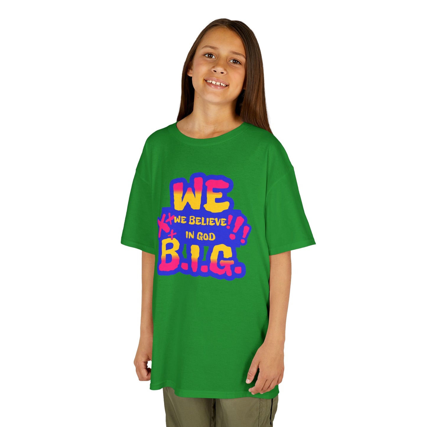 We B.i.G. — Colorful Kids Spiritual Tee - Motivational, Children’s Gift, Sunday School, Praise, Inspirational, Kid's Wear