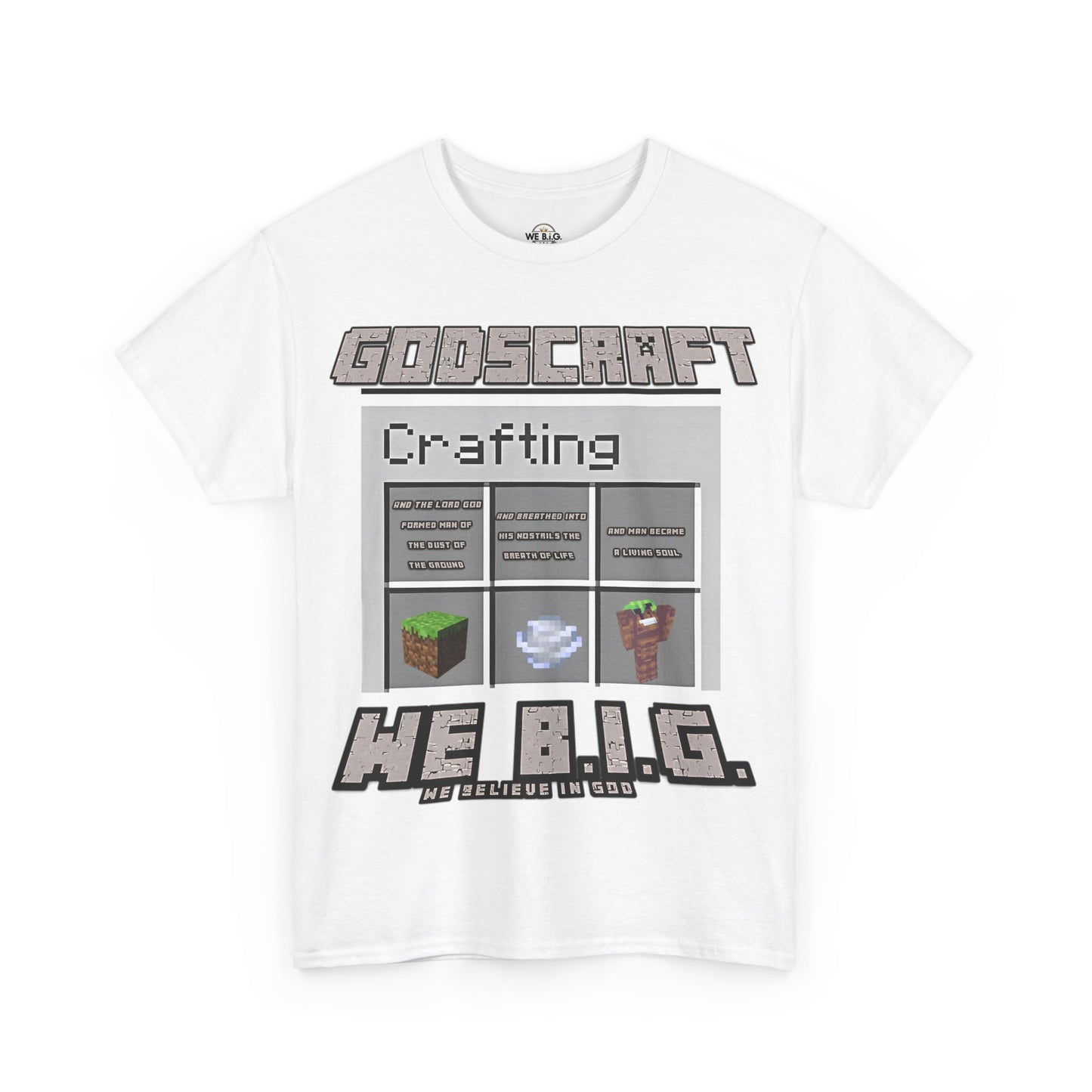 Godscraft Crafting Tee, Gamer Shirt, Minecraft Apparel, Fun Casual Top, Creative Gift for Gamers
