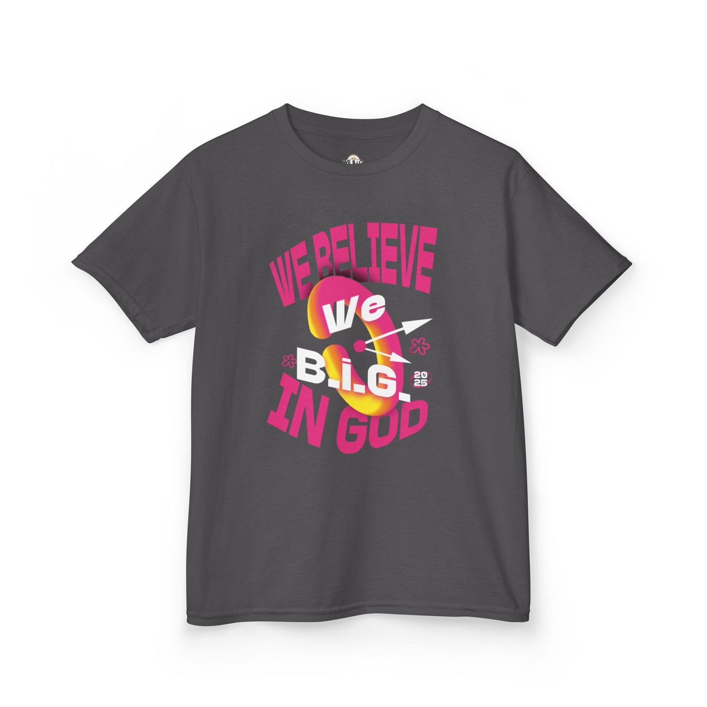 We B.i.G. Children —Faith-Inspiring Kids Heavy Cotton™ Tee - Perfect for Church, Family Gatherings, Gifts, Birthday Parties, Religious Celebrations