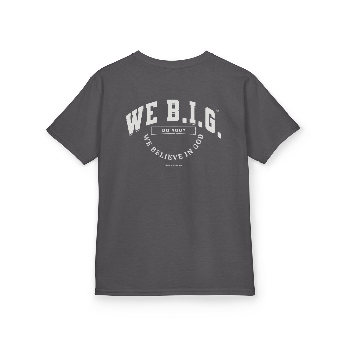 'We Believe in GOD' - Fun Cotton Shirt for Celebrations, Faith-Based Events, Everyday Wear