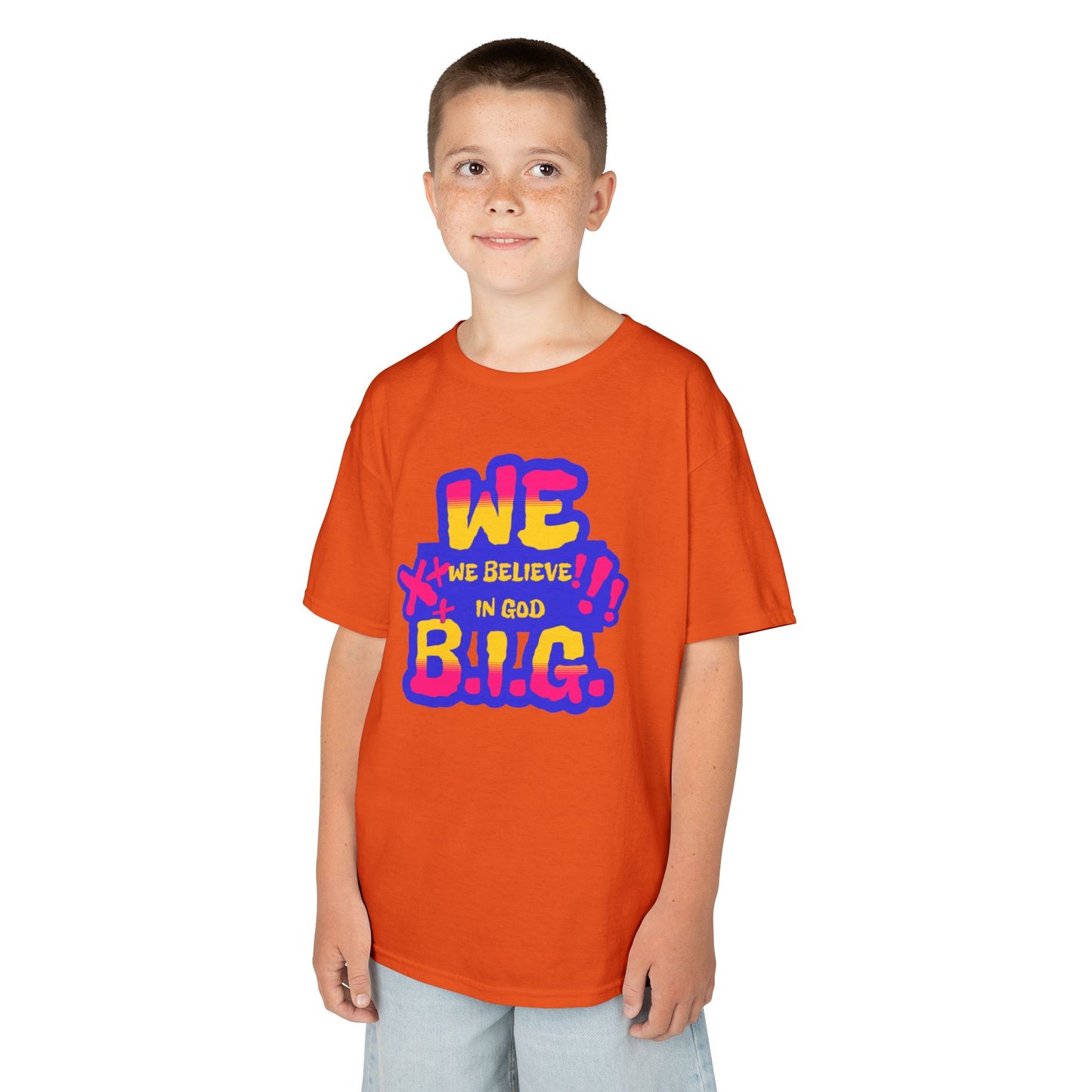 We B.i.G. — Colorful Kids Spiritual Tee - Motivational, Children’s Gift, Sunday School, Praise, Inspirational, Kid's Wear