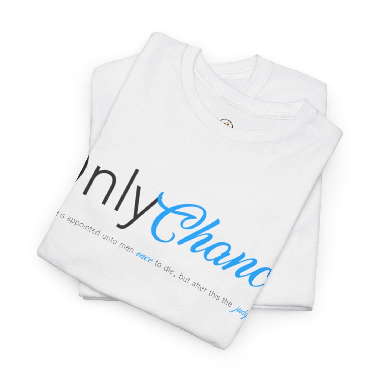 Only Chance (Hebrew 9:27) Shirt