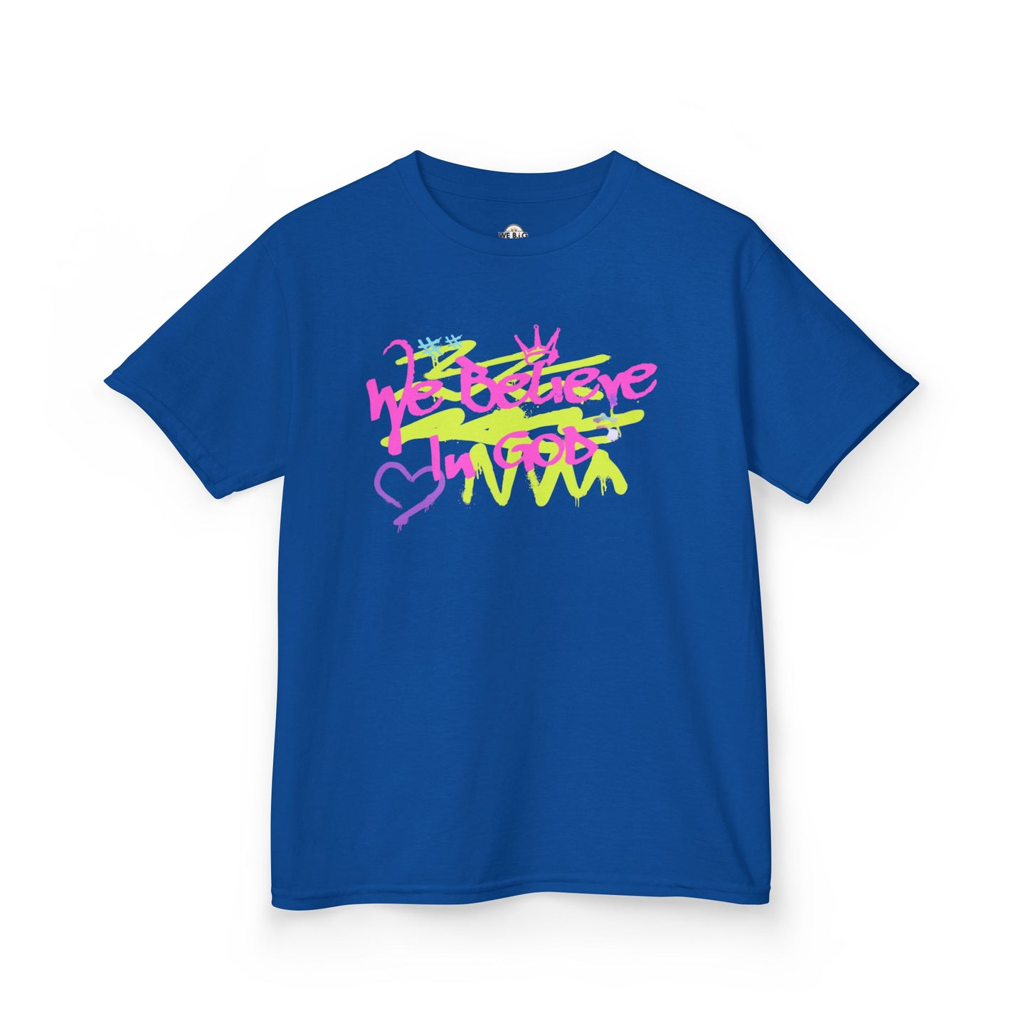 We Believe In God Inspirational Youth Shirt, Christian Kids Clothing