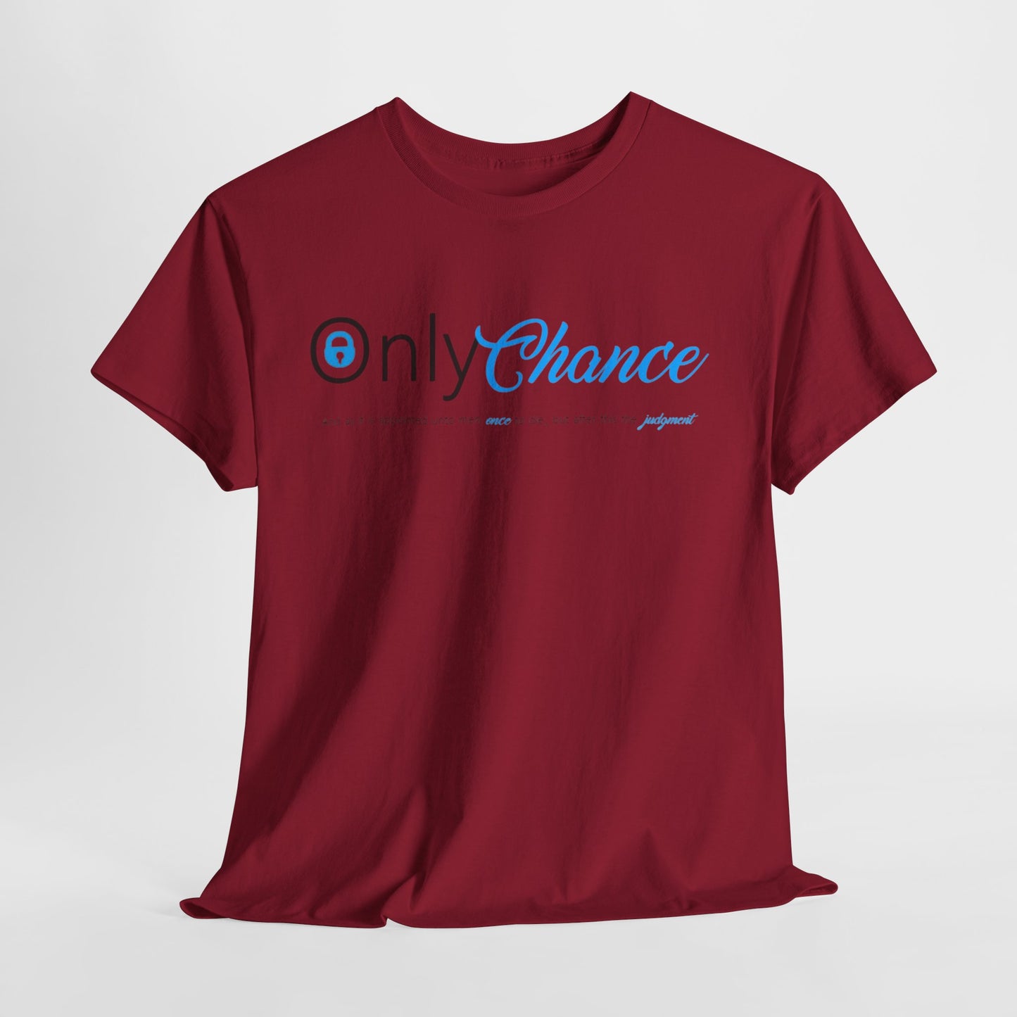 Only Chance (Hebrew 9:27) Shirt