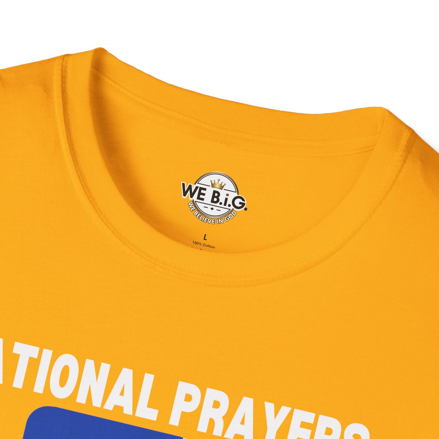 National Prayers Association Graphic T-Shirt—Unisex Softstyle Tee - , Faith-Based Apparel, Religious Gift, Casual Wear, Spiritual Style