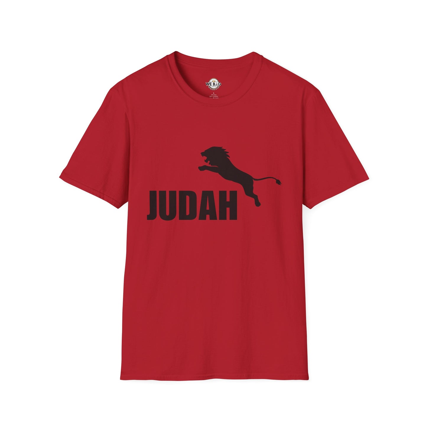 Judah Lion Logo—Unisex T-Shirt, Softstyle Tee, Graphic Tee, Christian Apparel, Inspirational Shirt, Casual Wear