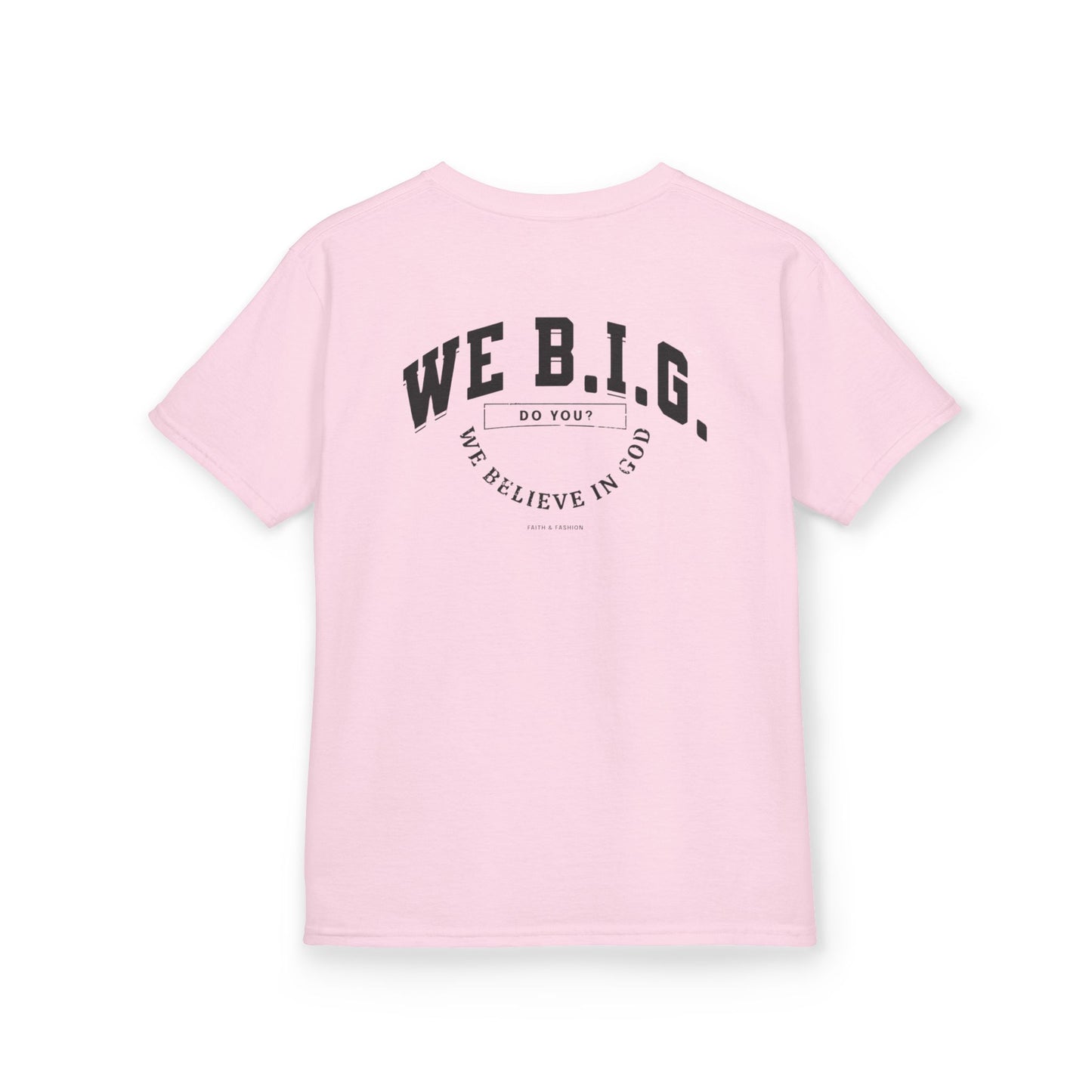 'We Believe in GOD' - Fun Cotton Shirt for Celebrations, Faith-Based Events, Everyday Wear