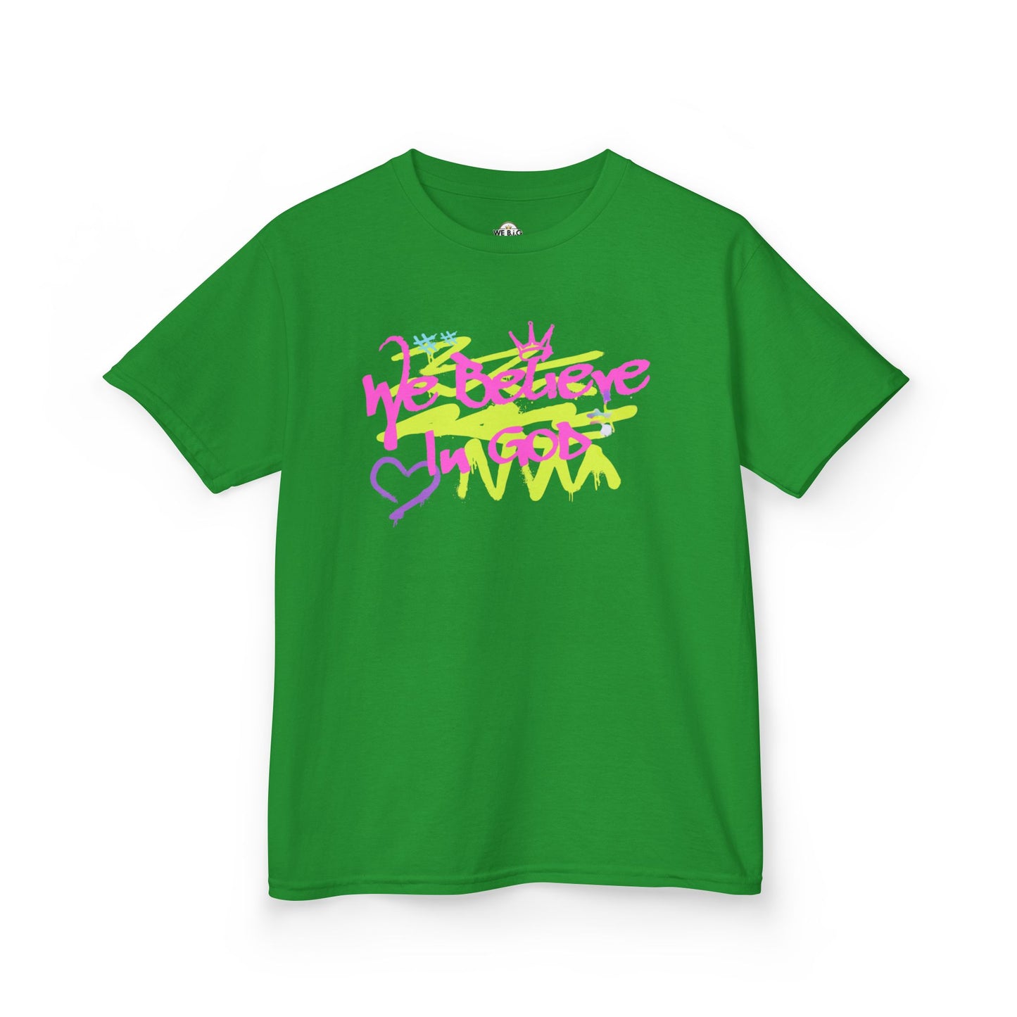 We Believe In God Inspirational Youth Shirt, Christian Kids Clothing