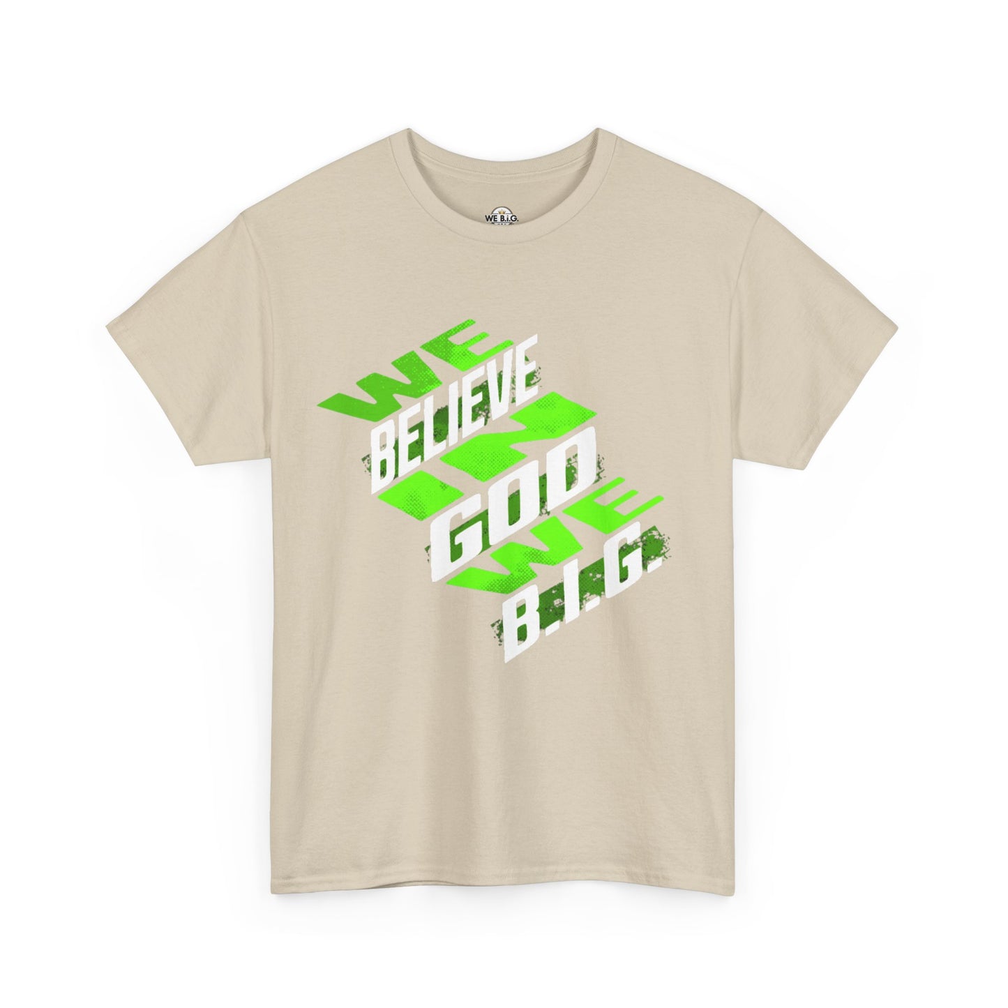 Faith-Inspired Heavy Cotton Tee, Unisex Motivational T-Shirt, Casual Faith Clothing, Inspirational Gift, Everyday Wear