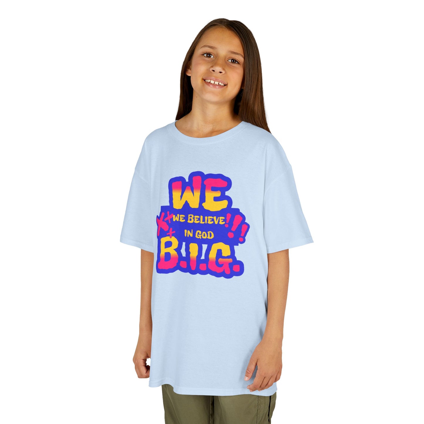 We B.i.G. — Colorful Kids Spiritual Tee - Motivational, Children’s Gift, Sunday School, Praise, Inspirational, Kid's Wear