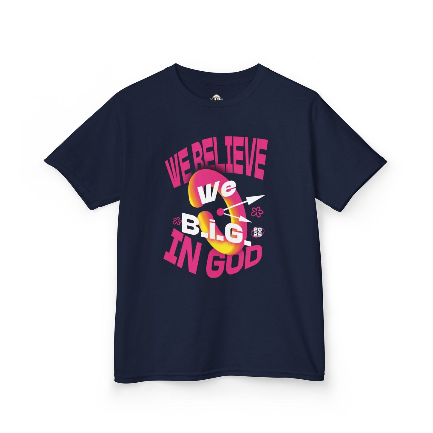 We B.i.G. Children —Faith-Inspiring Kids Heavy Cotton™ Tee - Perfect for Church, Family Gatherings, Gifts, Birthday Parties, Religious Celebrations