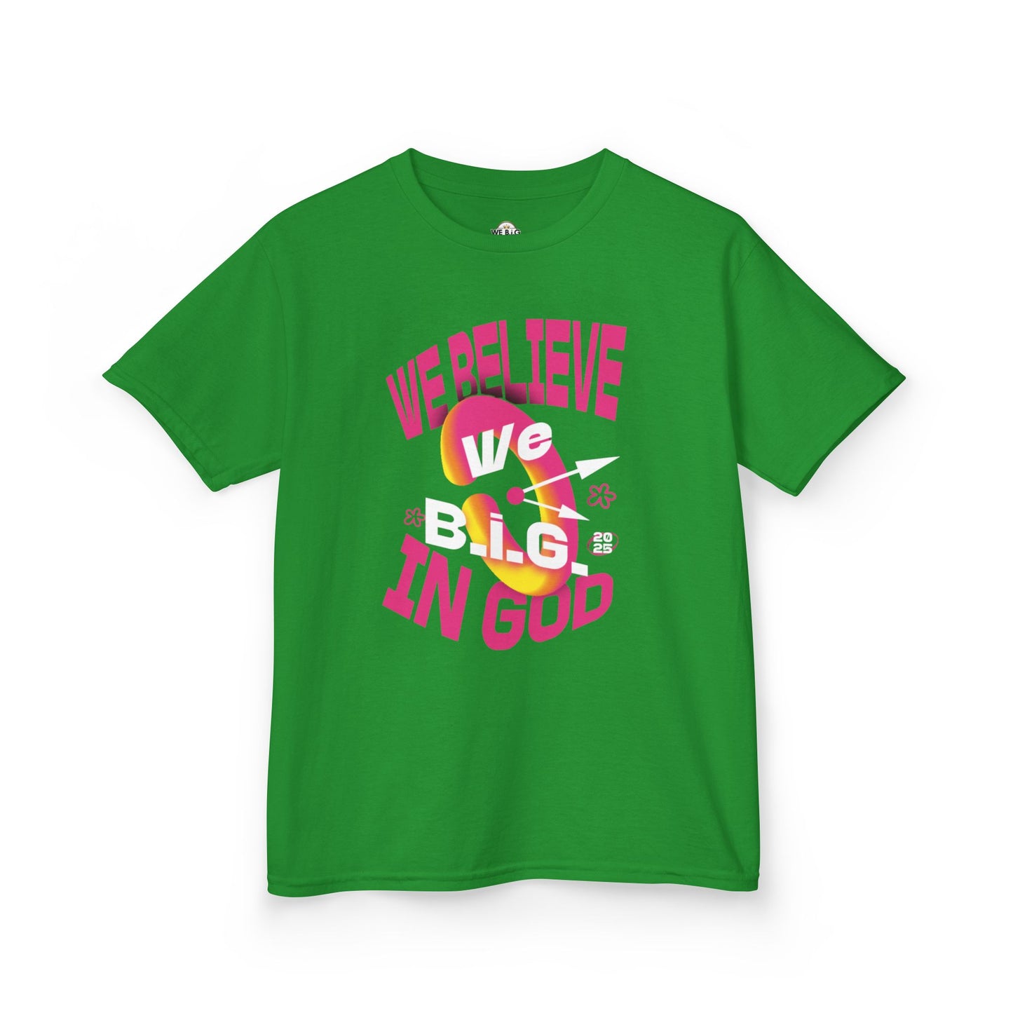 We B.i.G. Children —Faith-Inspiring Kids Heavy Cotton™ Tee - Perfect for Church, Family Gatherings, Gifts, Birthday Parties, Religious Celebrations