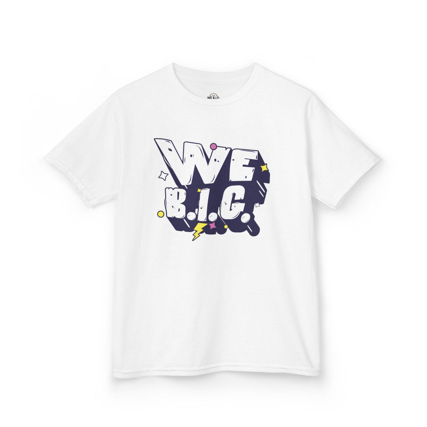 WE B.I.G. - Motivational Kids T-Shirt, Encouraging Cotton Tee for Gifts, Kids Apparel, Positive Vibes