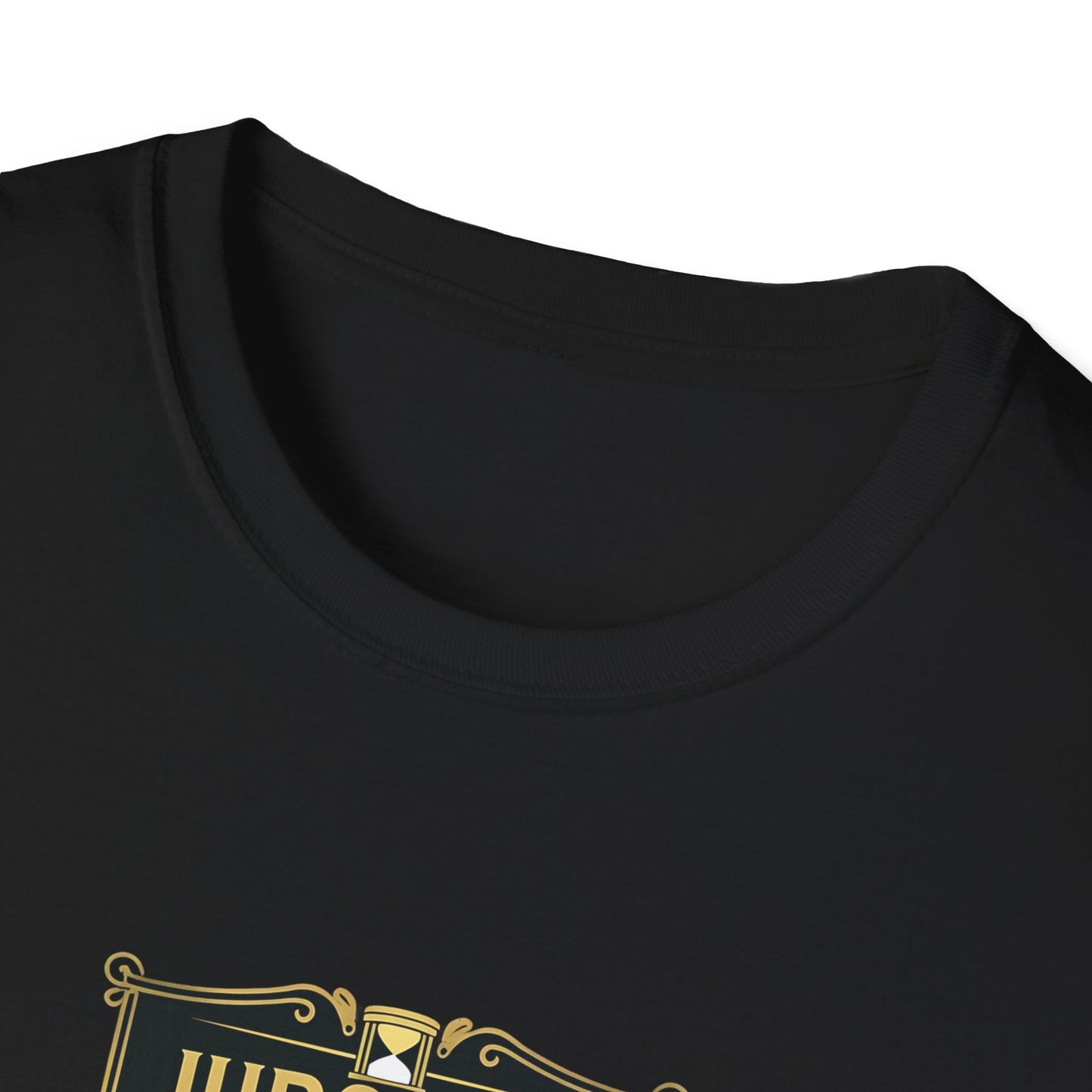 Graphic T-Shirt: Judge Me When You're Perfect, I'll Wait Black Badge